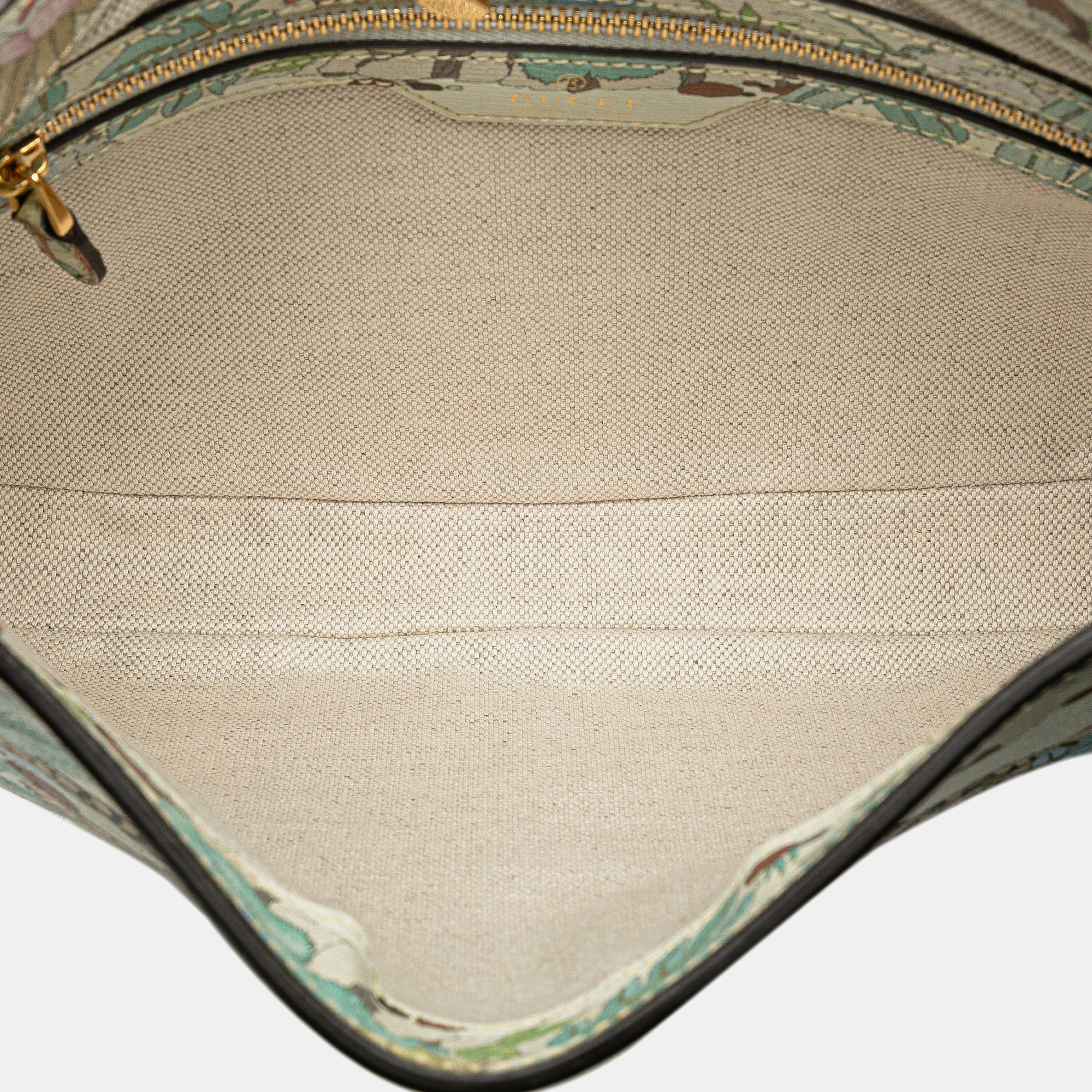 Gucci White Small Leather Tiger Jackie 1961 Crossbody 