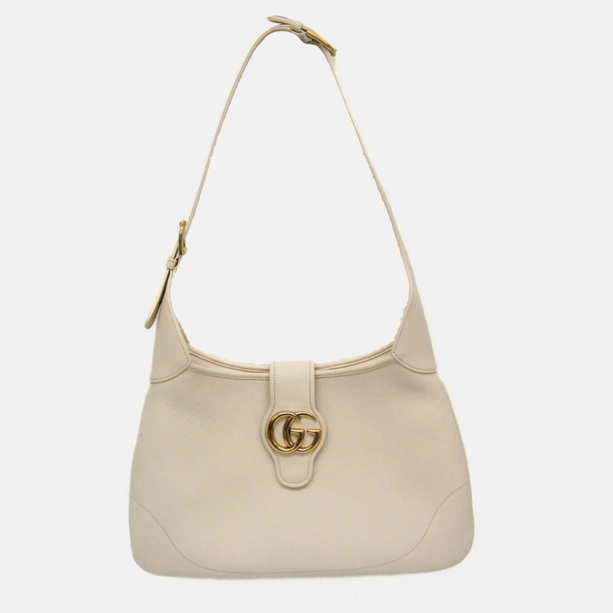 

Gucci Cream Leather Aphrodite Medium Shoulder Bag