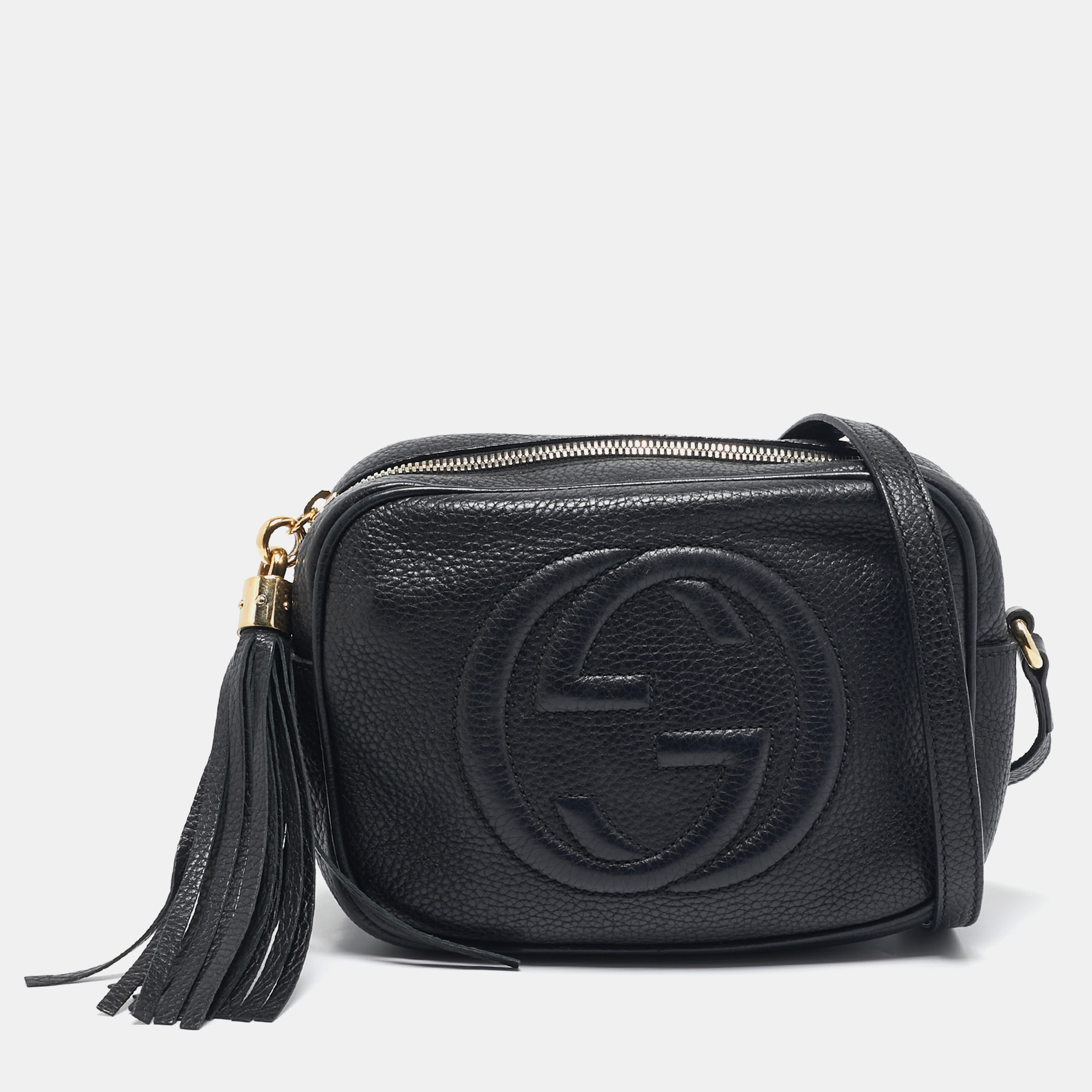 

Gucci Black Leather  Soho Disco Crossbody Bag