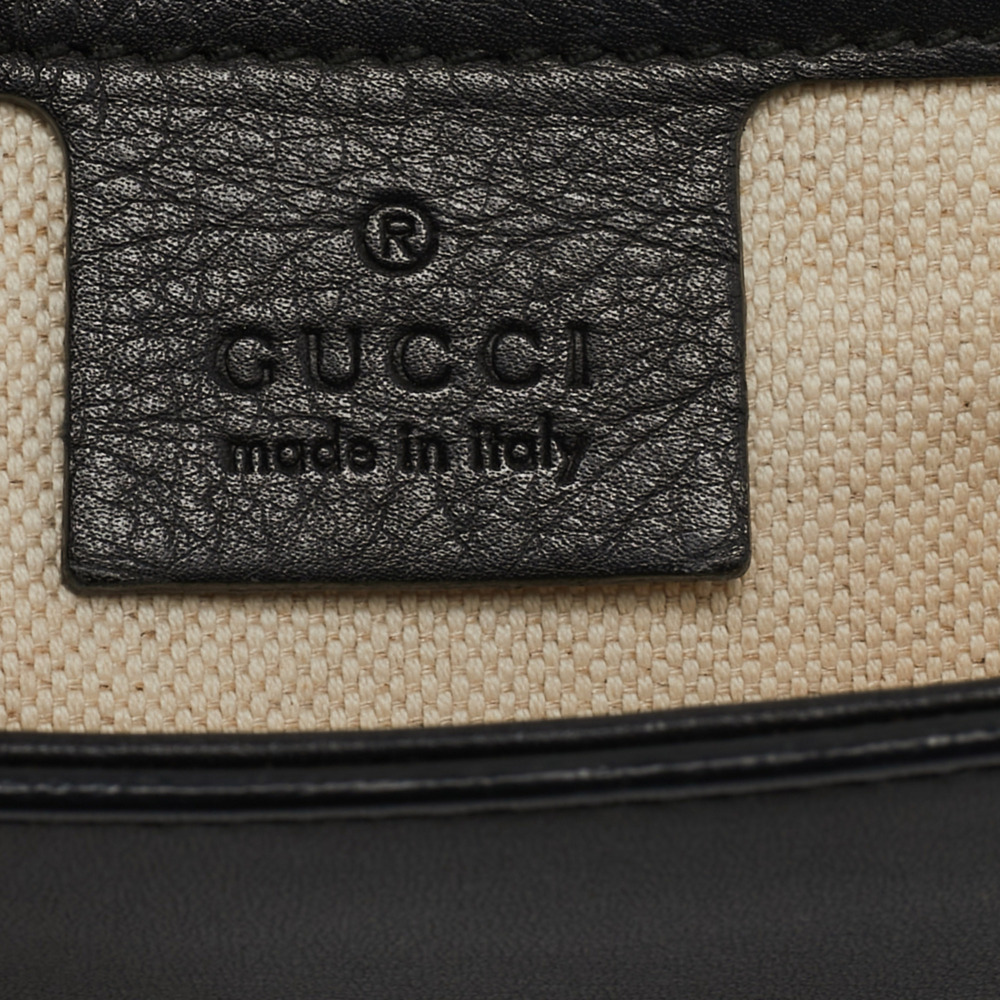 Gucci Multicolor Leather Broadway Spiked Shoulder Bag 