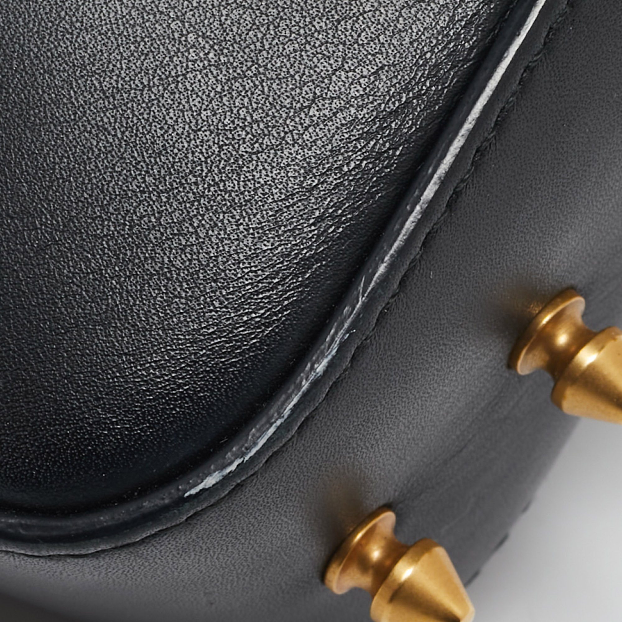 Gucci Multicolor Leather Broadway Spiked Shoulder Bag 