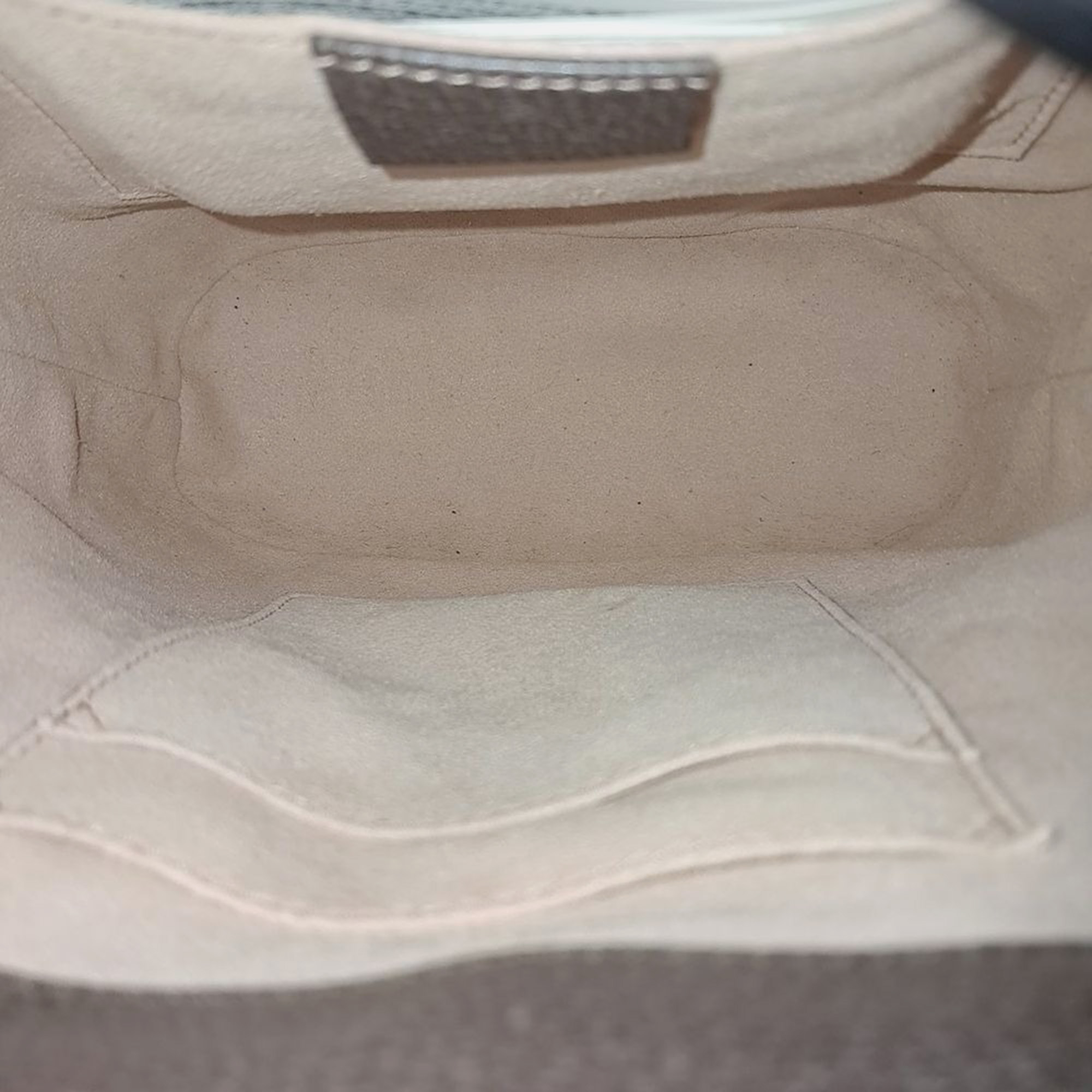 Gucci Beige Brown Canvas and Leather Ophidia small bucket bag 