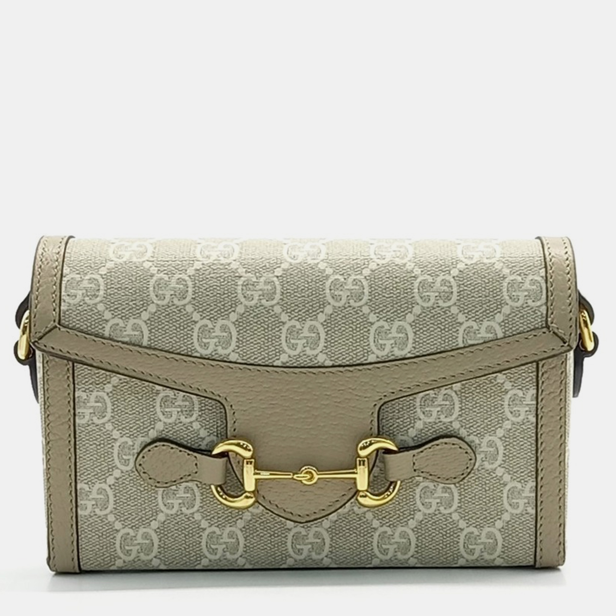 

Gucci Beige PVC Horsebit 1955 Mini Bag