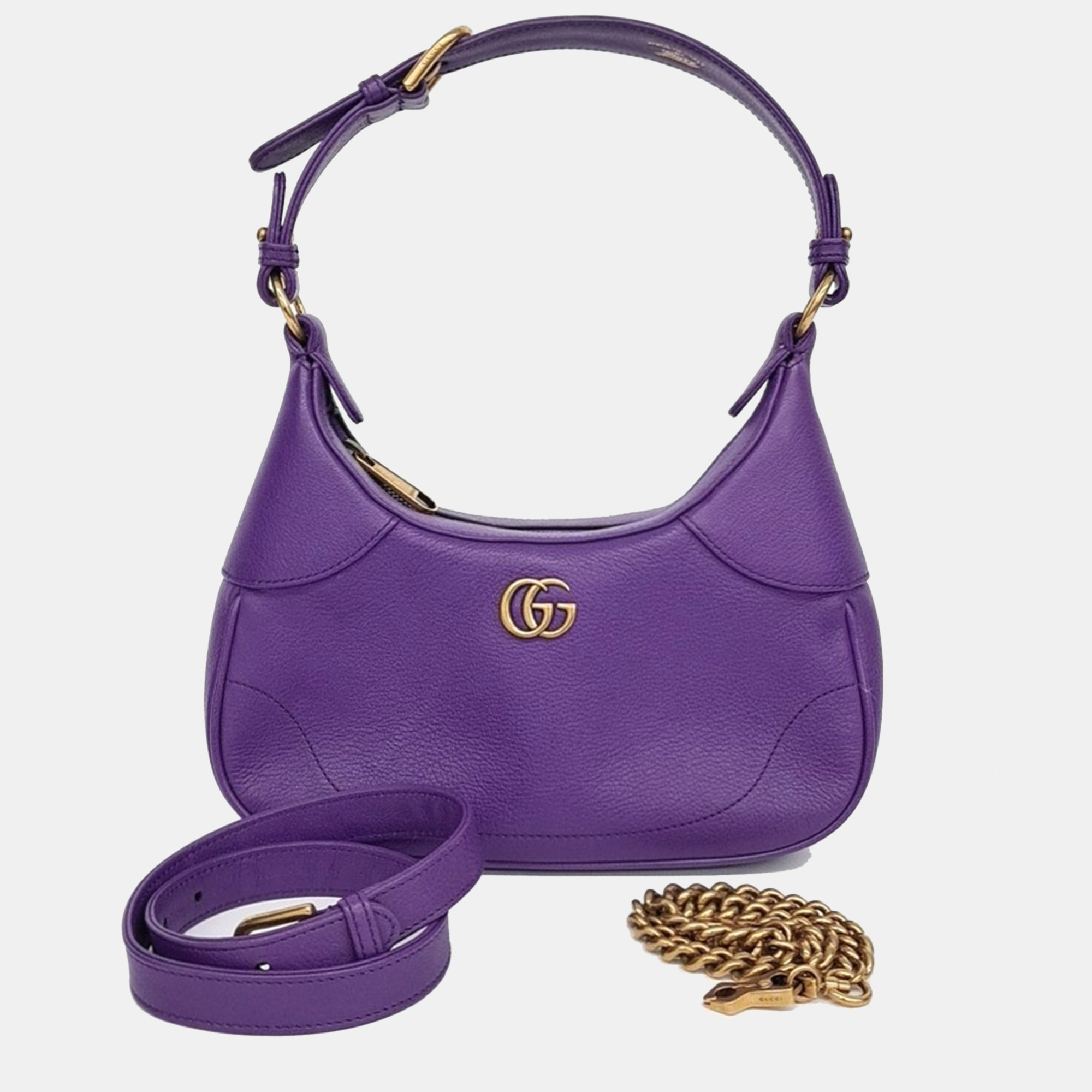 

Gucci Purple Leather Aphrodite Small Shoulder Bag