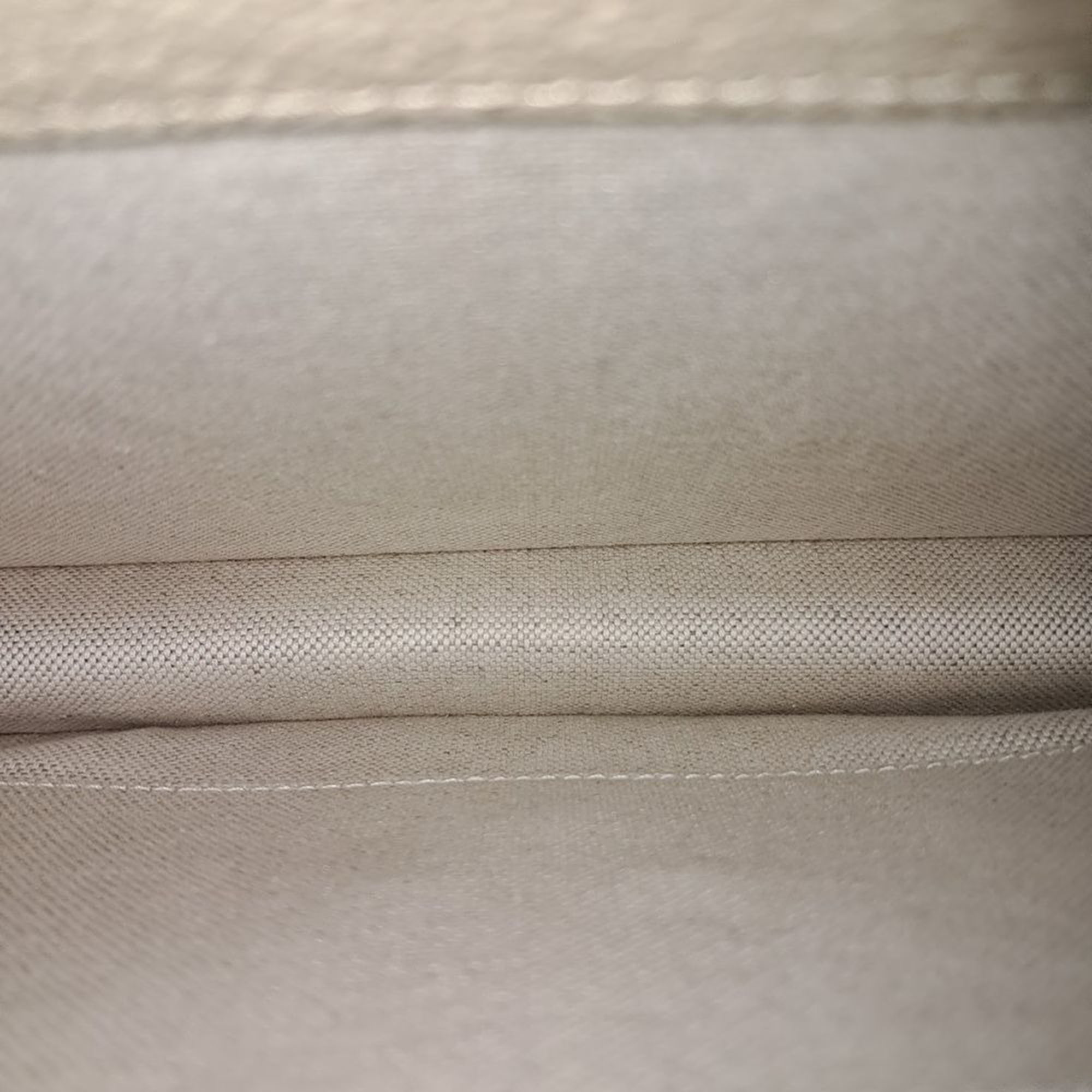 Gucci Beige PVC Ophidia Top Handle Bag 
