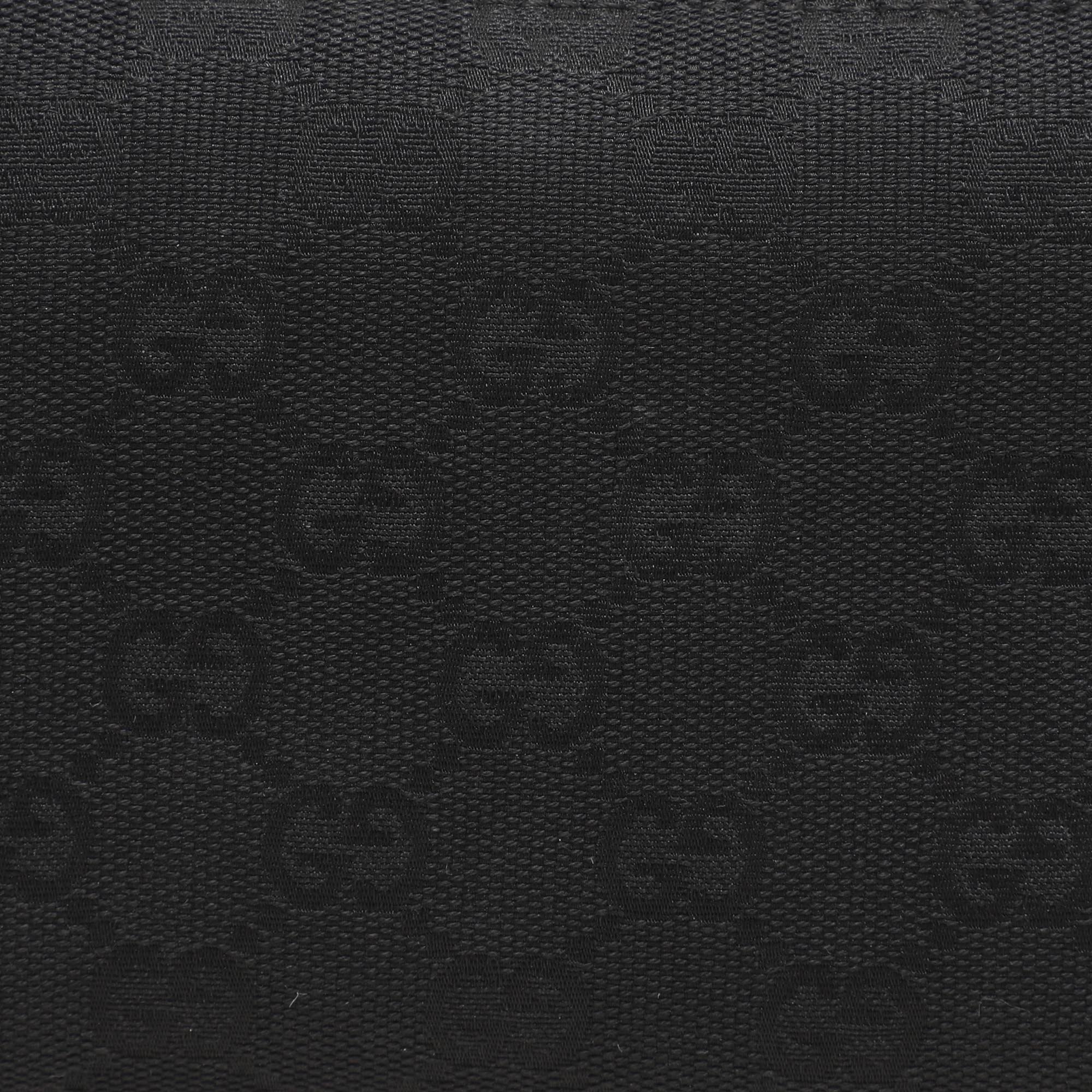Gucci Black GG Canvas Pochette Bag 