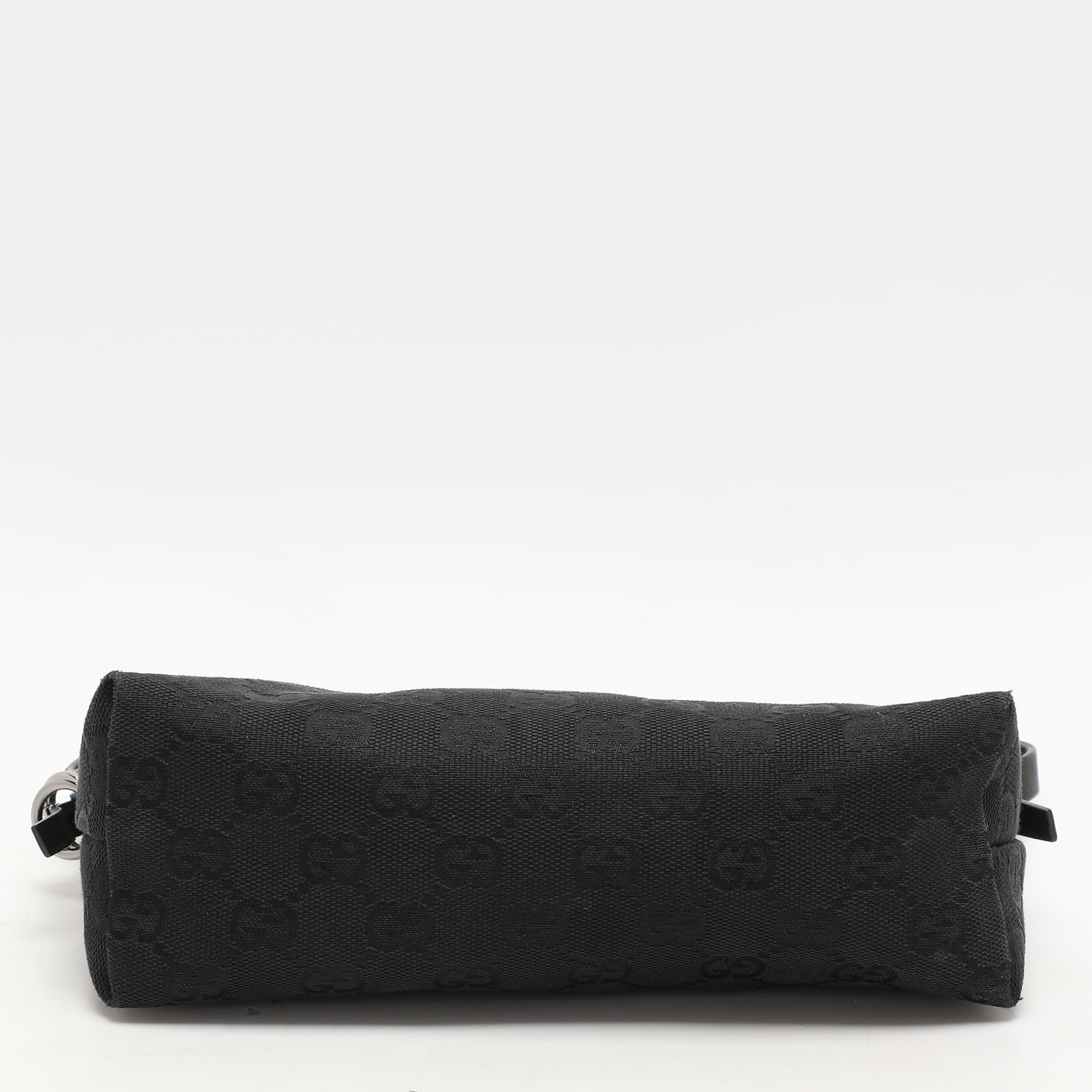 Gucci Black GG Canvas Pochette Bag 