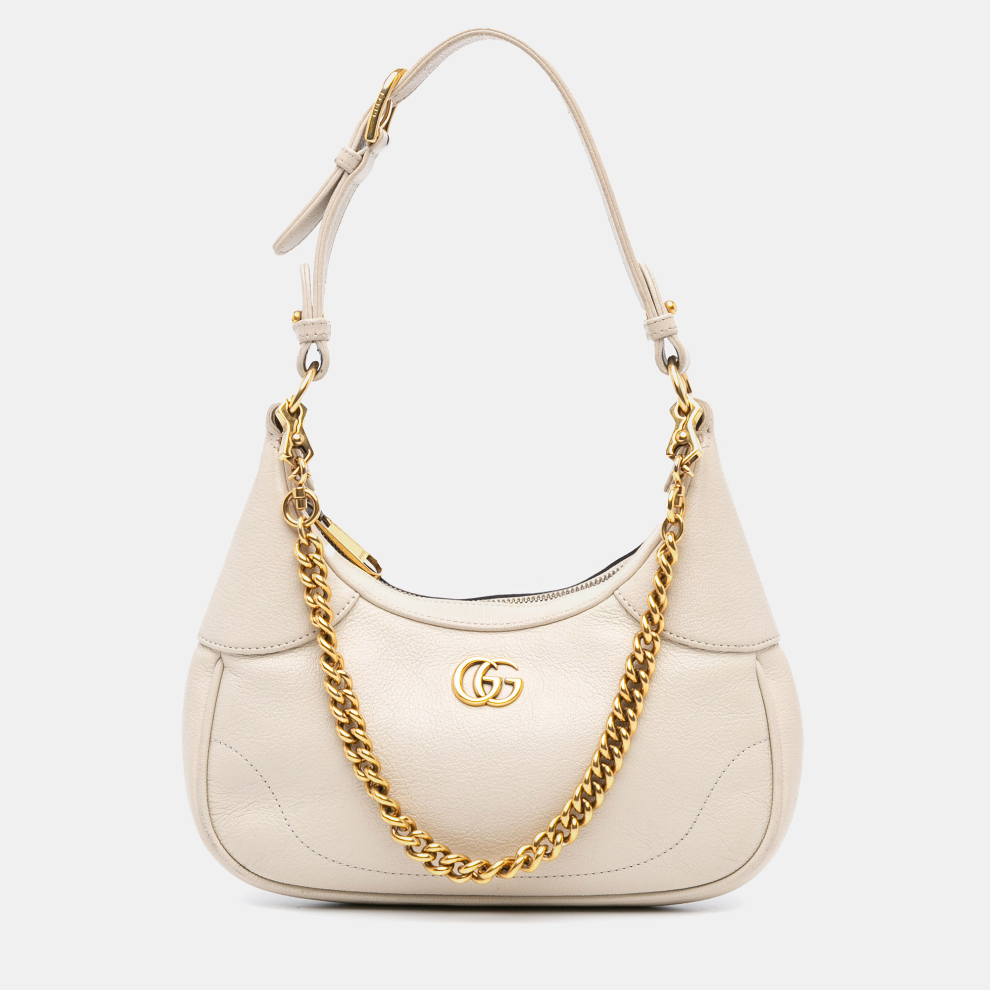 

Gucci White Small Calfskin Aphrodite Shoulder Bag