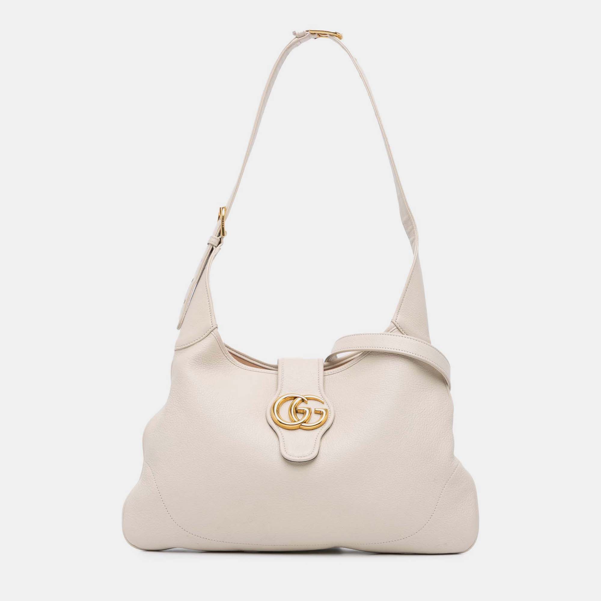 

Gucci White Medium Leather Aphrodite Crossbody