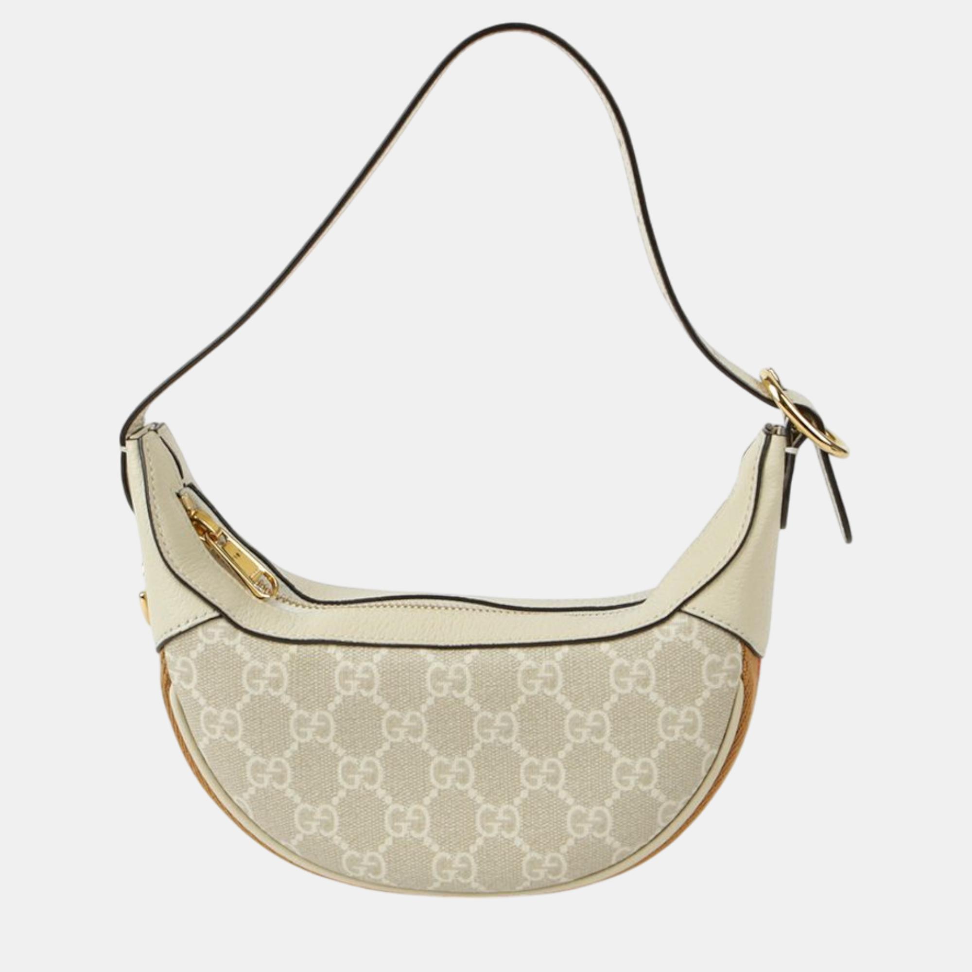 

Gucci Ophidia Mini Hobo Shoulder Bag, Beige