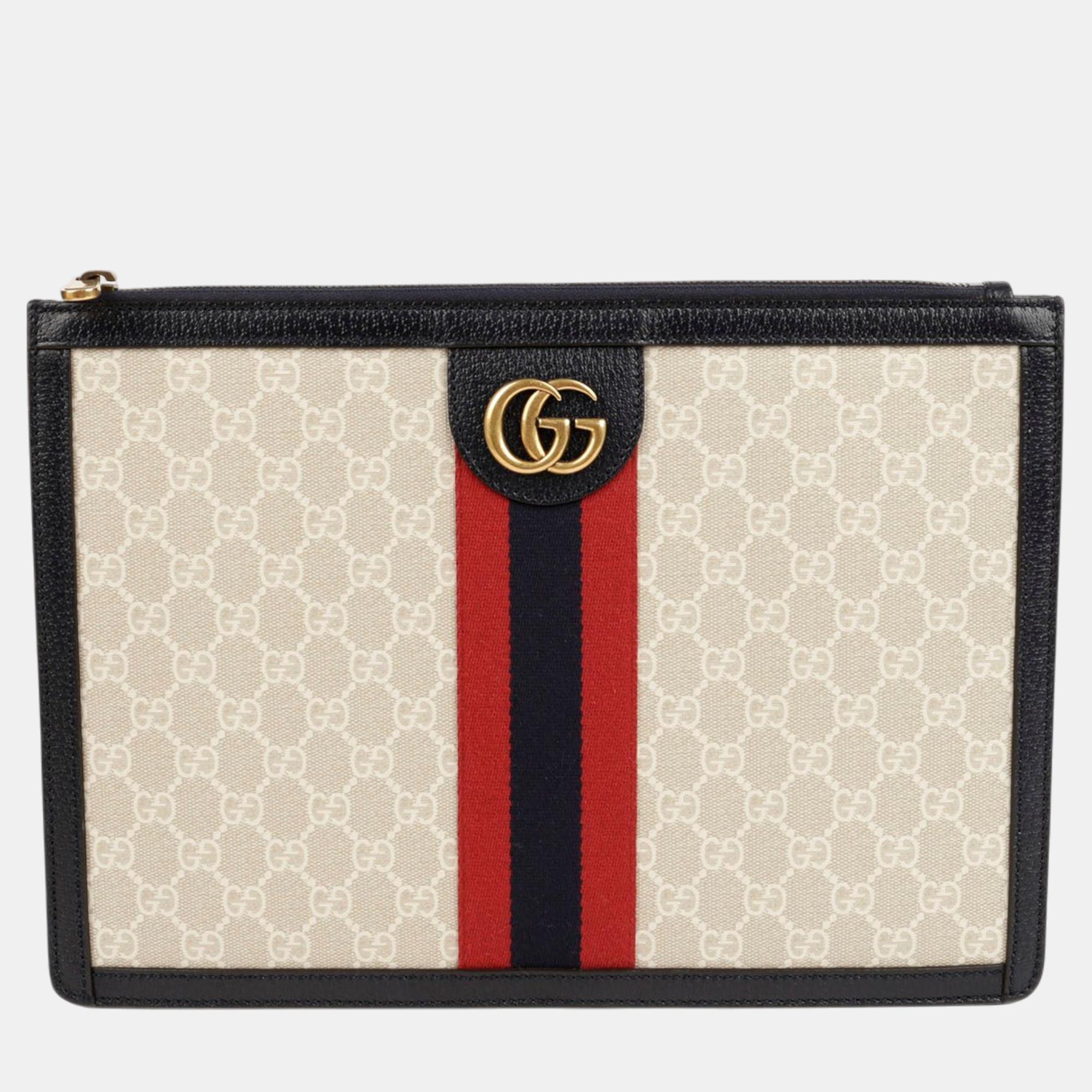 

Gucci Korea Exclusive Portfolio Case, Beige