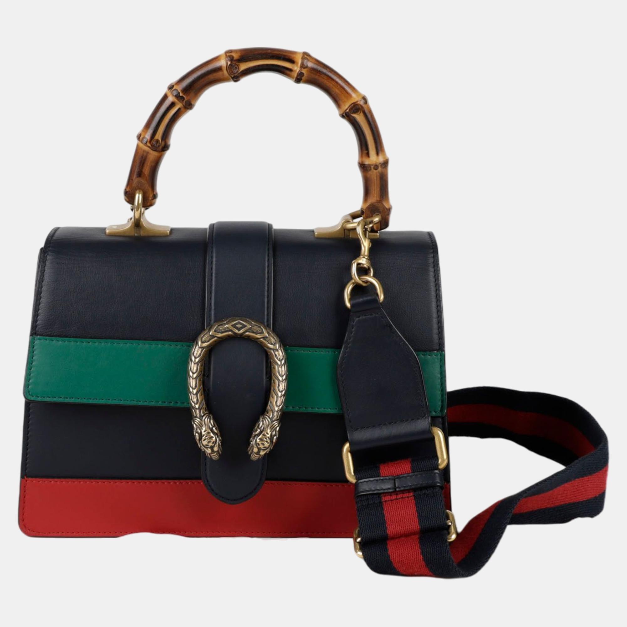 

Gucci Dionysus Bamboo Top Handle Tote And Shoulder Bag, Multicolor