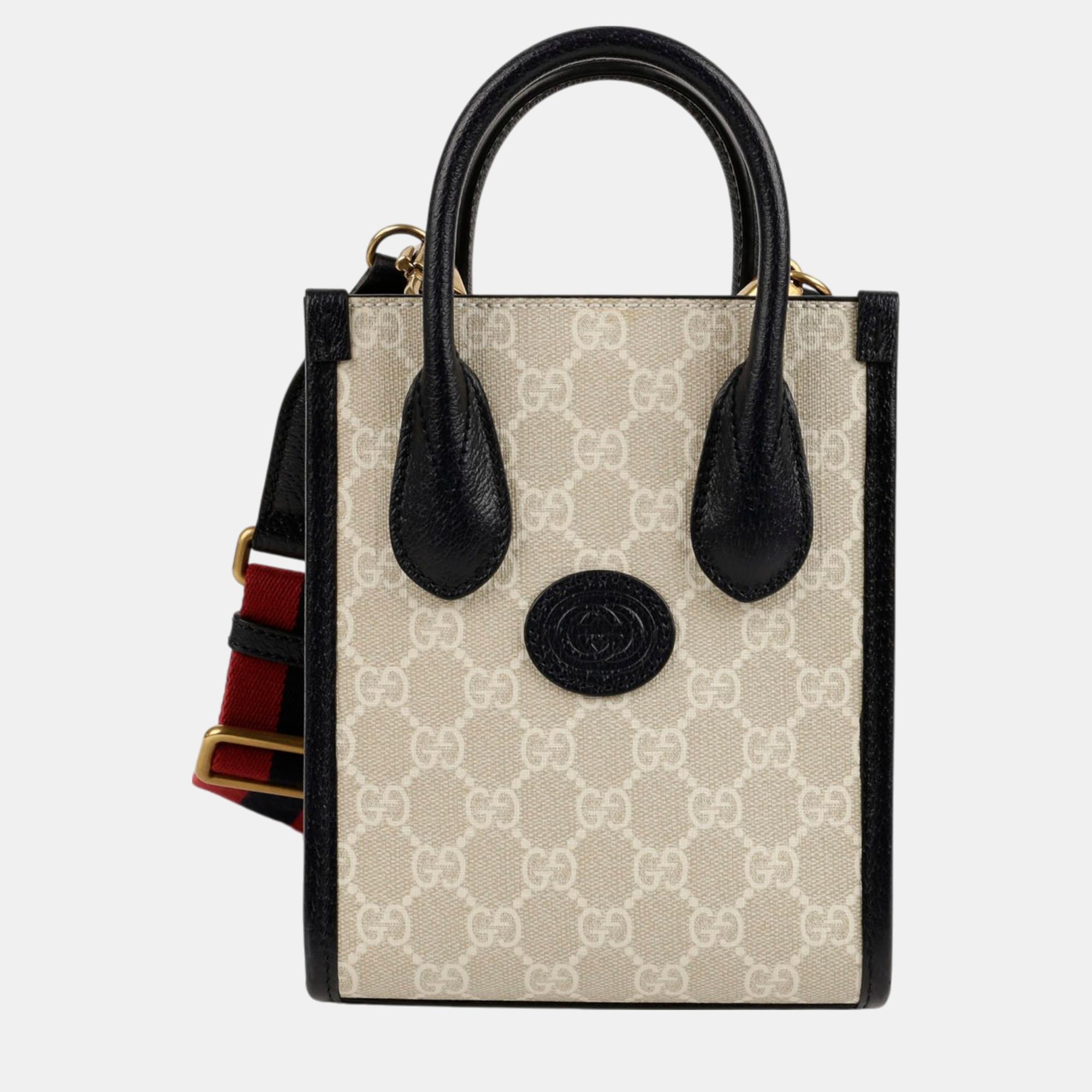 

Gucci Exclusive Ophidia Mini Tote And Shoulder Bag, Beige