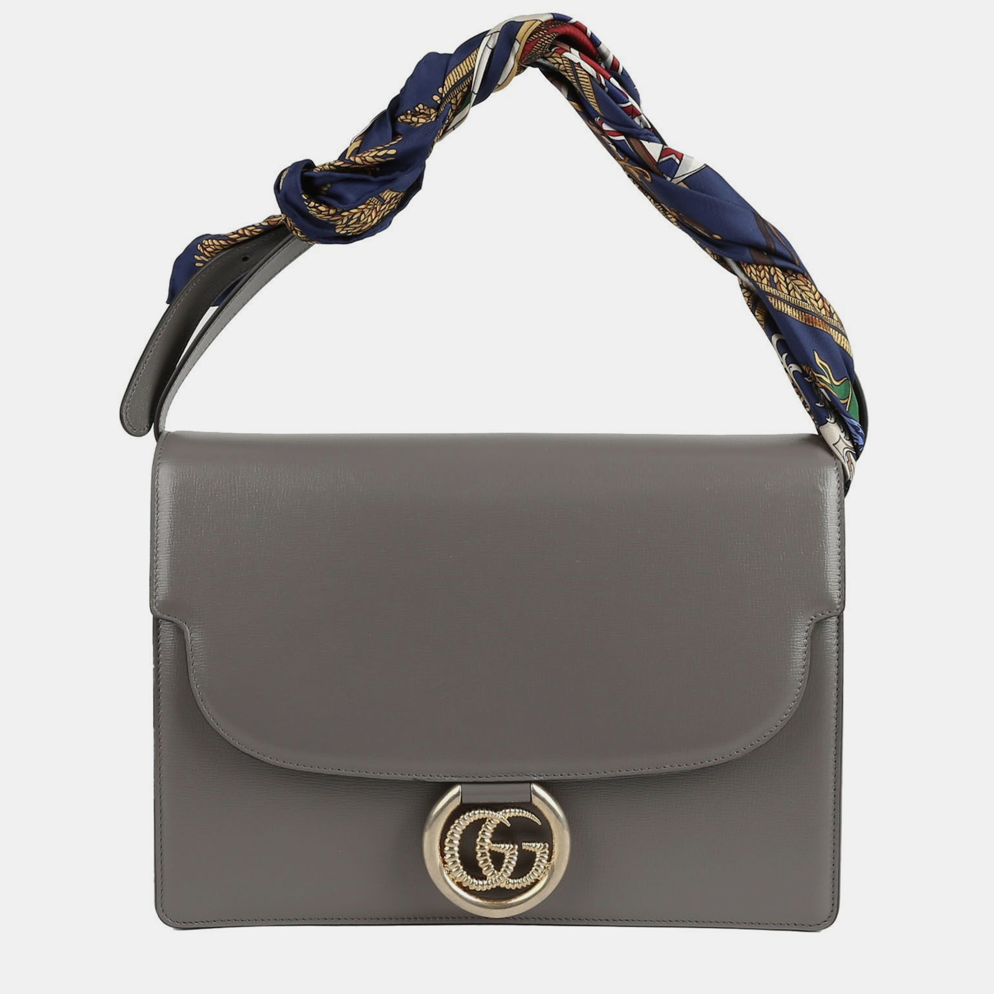 

Gucci Torchon Scarf Shoulder Bag, Grey