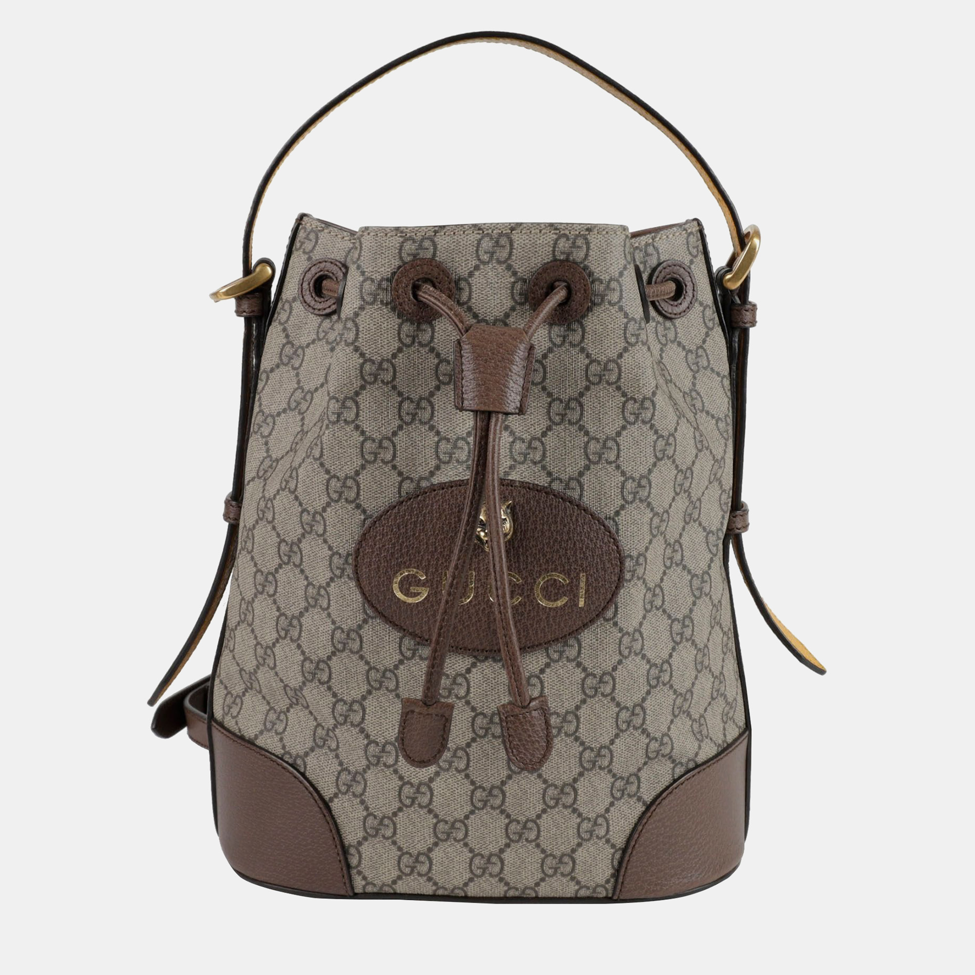 

Gucci Neo Vintage Bucket Backpack, Beige