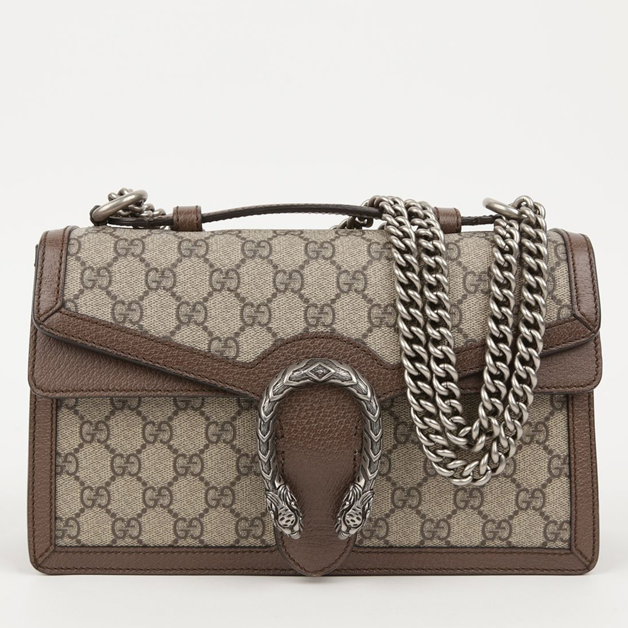 

Gucci Dionysus Leather and Canvas Shoulder Bag, Beige