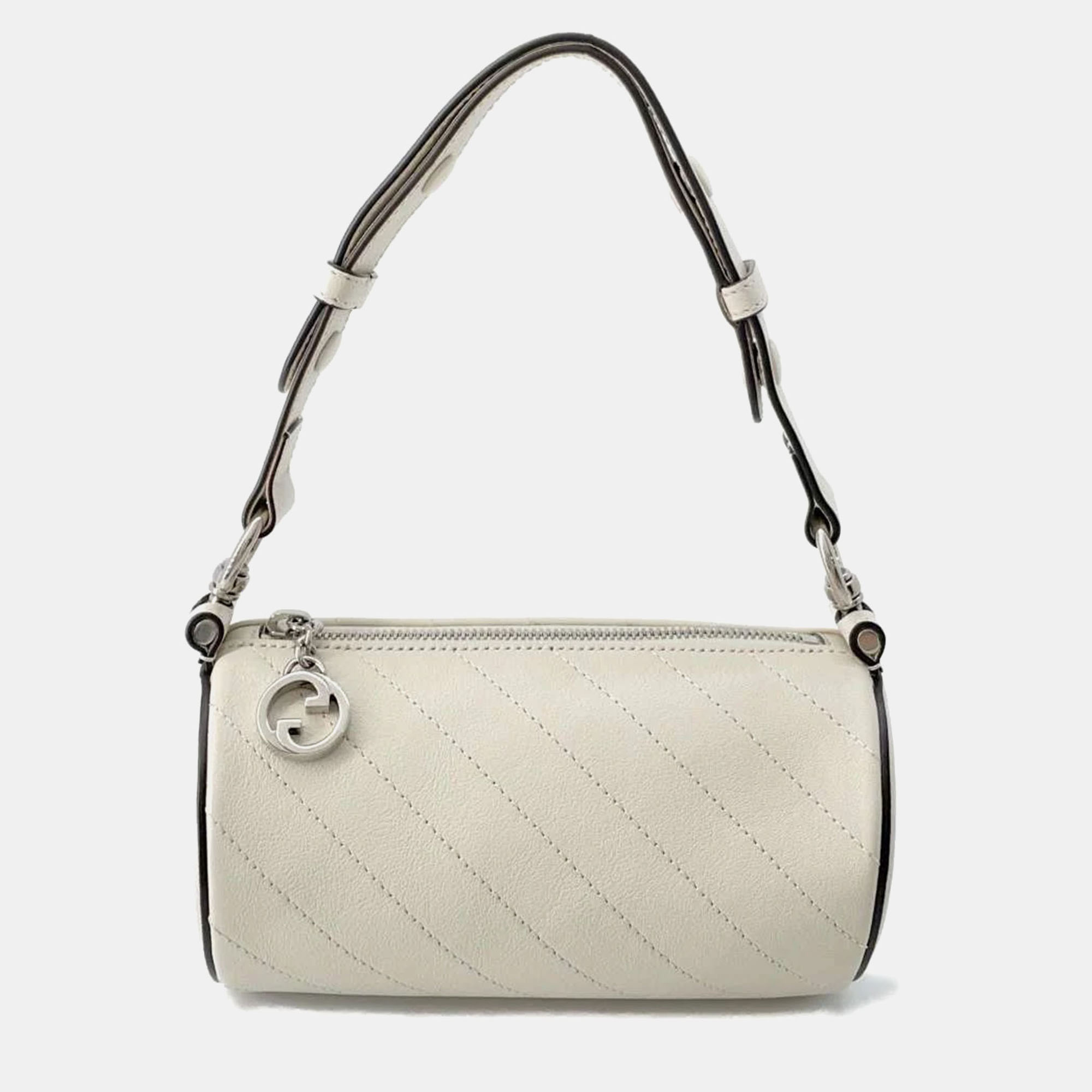 

Gucci White Leather Blondie Shoulder Bag