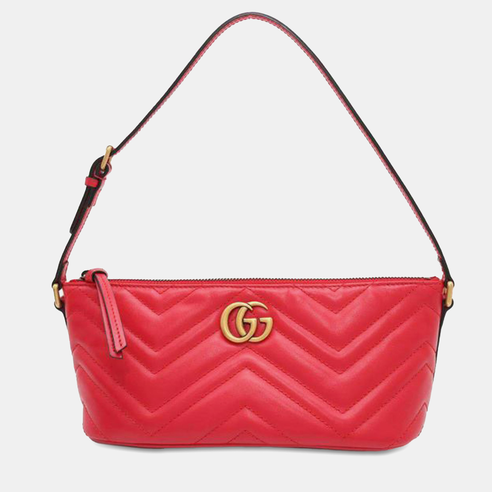 

Gucci Red GG Marmont Matelasse Shoulder Bag