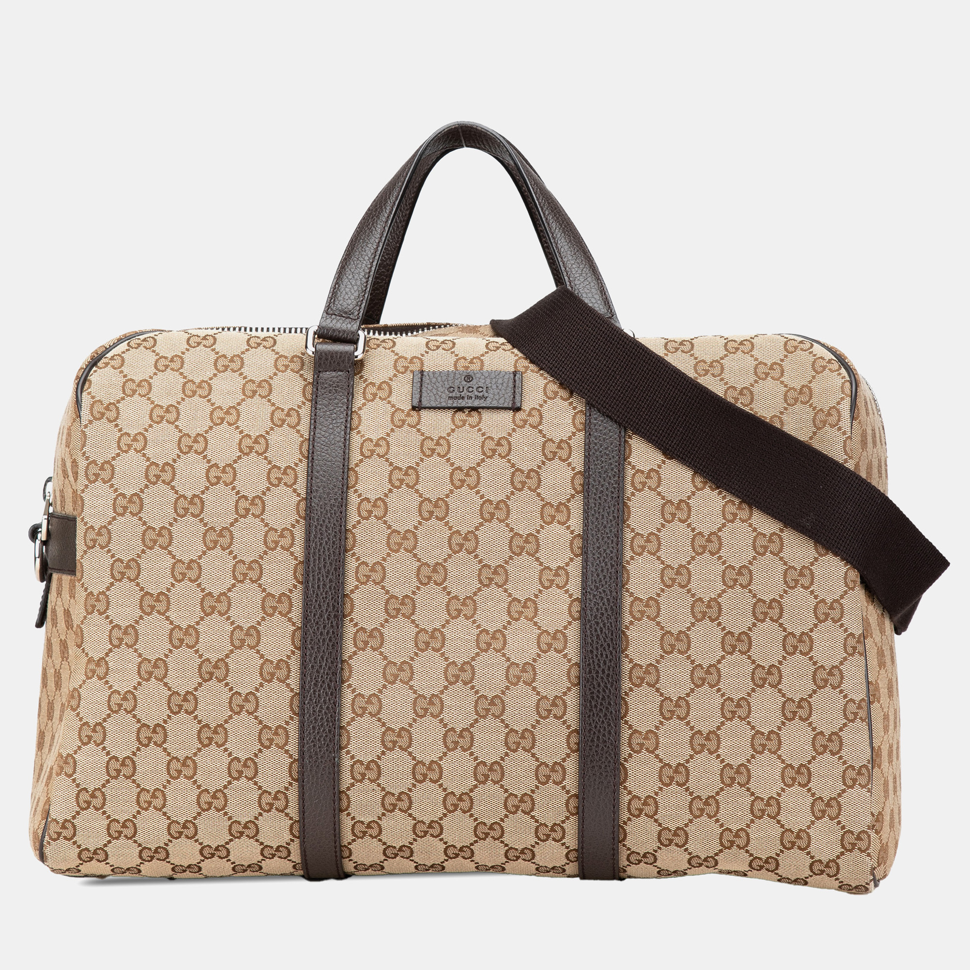 

Gucci Beige/Brown Gucci Beige/Brown GG Canvas Travel Bag