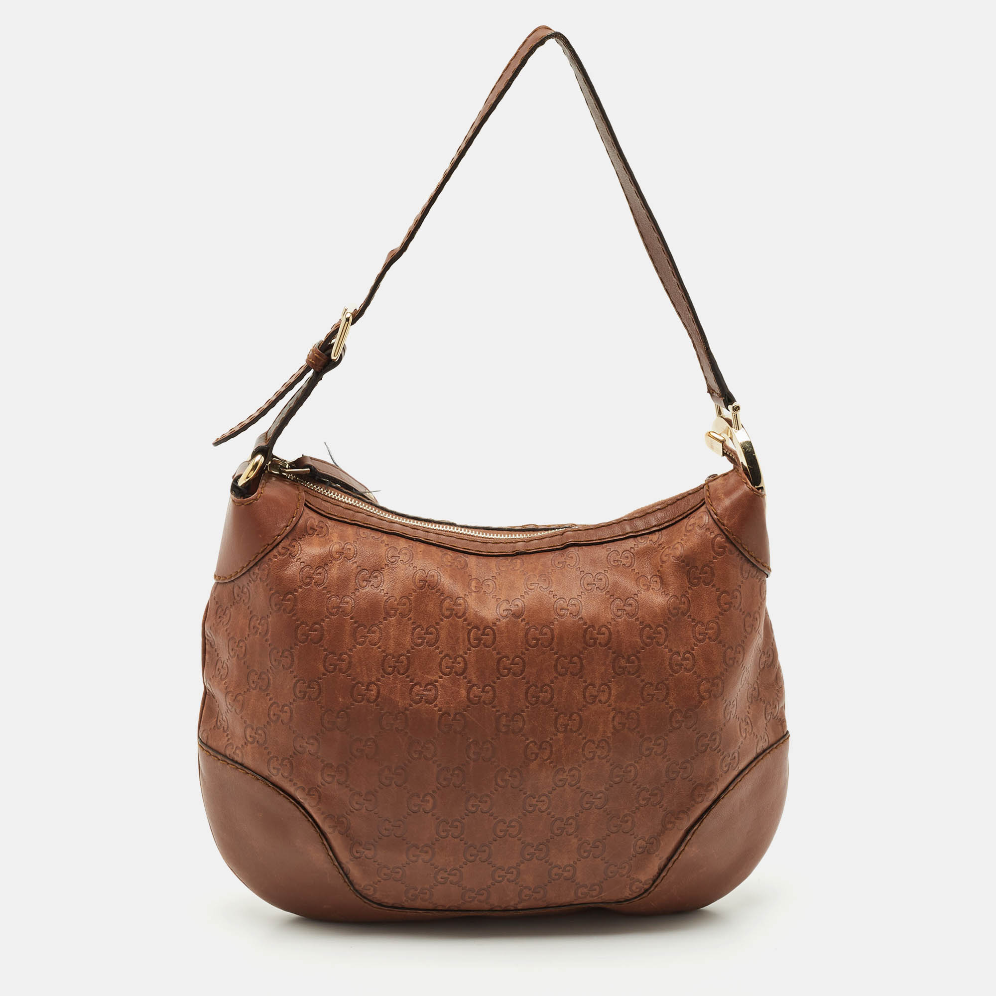 

Gucci Brown Guccissima Leather Charlotte Hobo