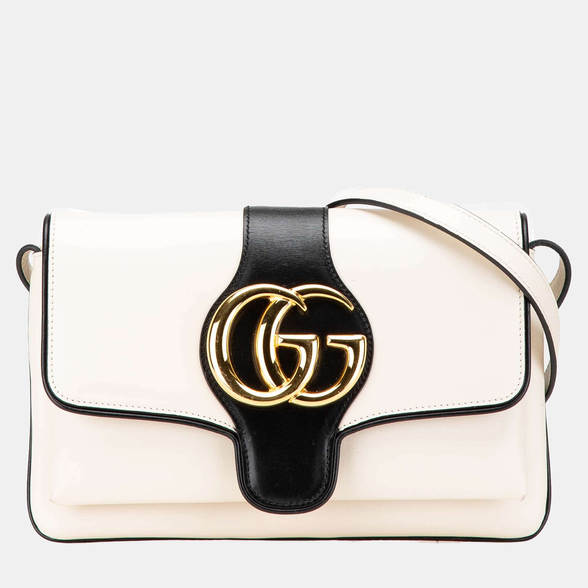 

Gucci White Small Bicolor Leather Arli Crossbody