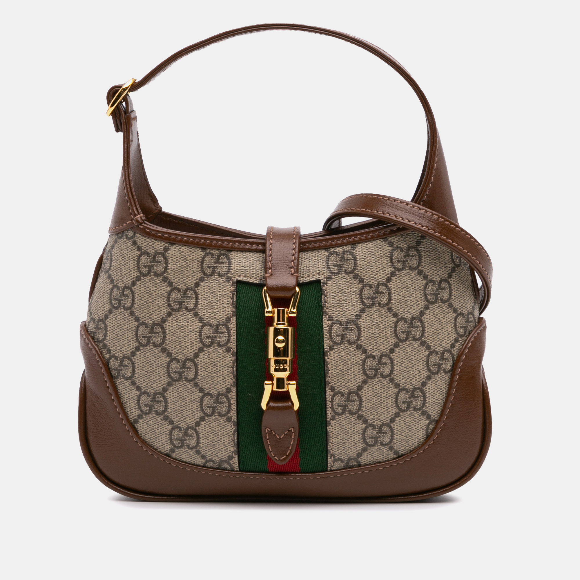 

Gucci Brown Mini GG Supreme Jackie 1961 Crossbody