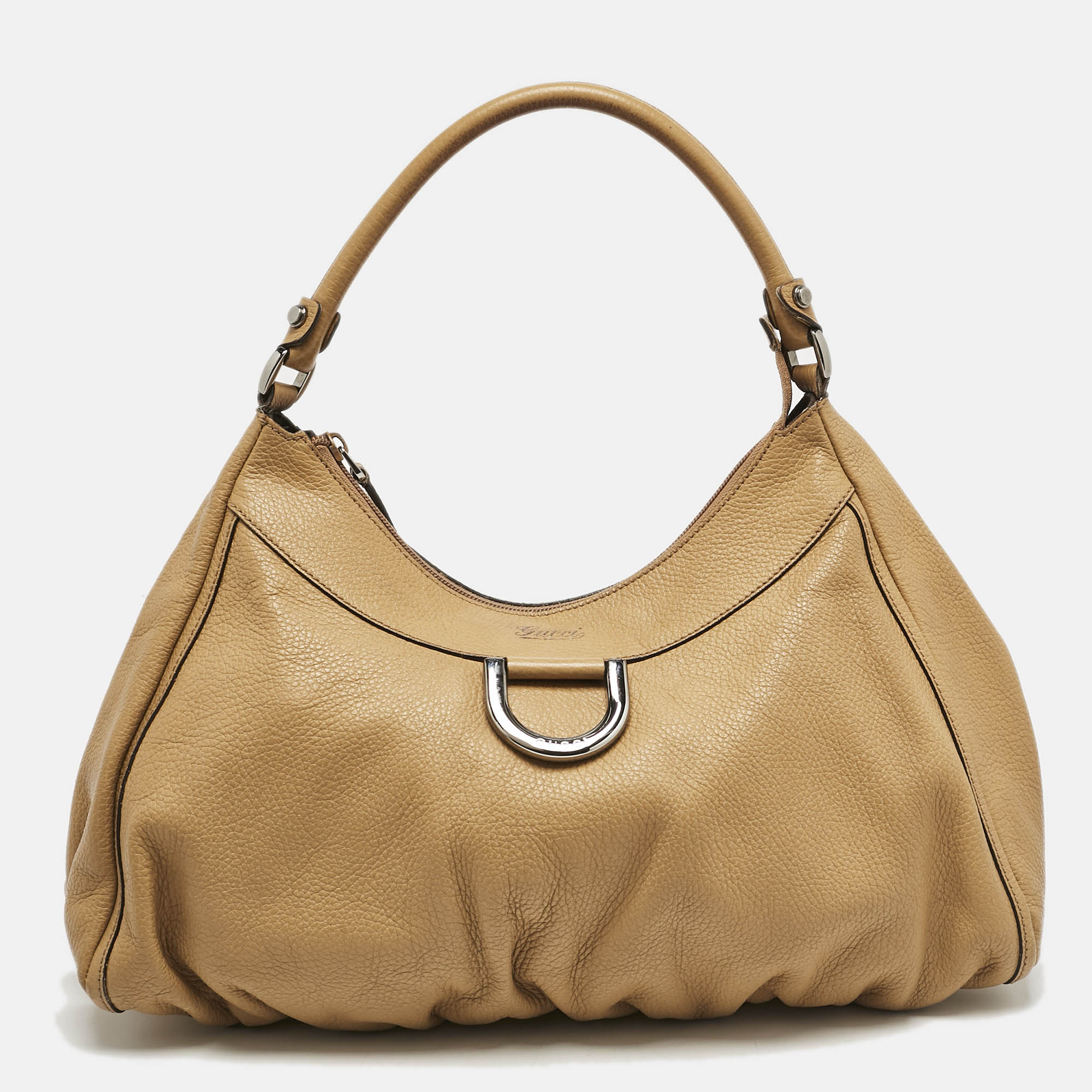 

Gucci Tan Leather Abbey D-Ring Shoulder Bag