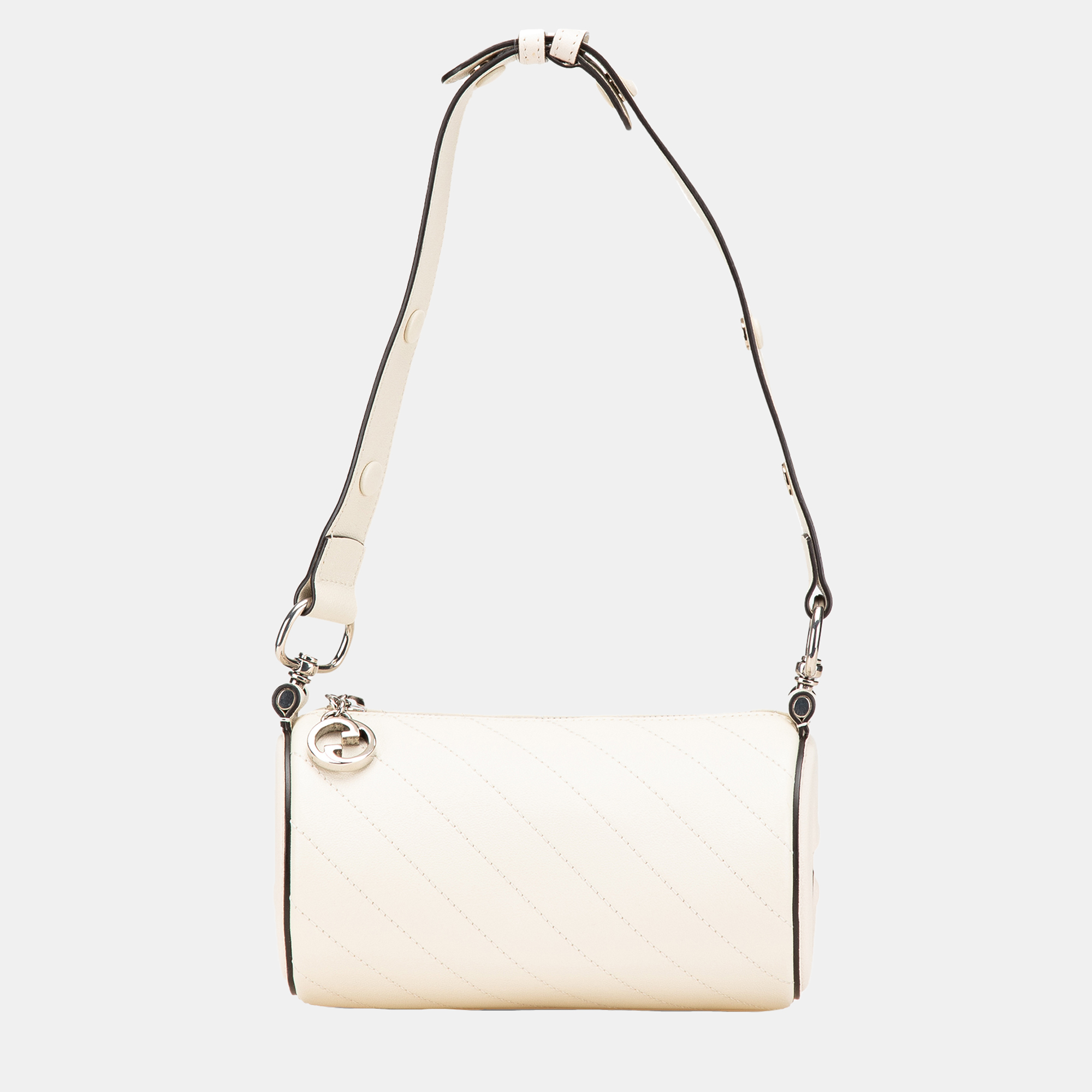 

Gucci White Mini Leather Blondie Shoulder Bag
