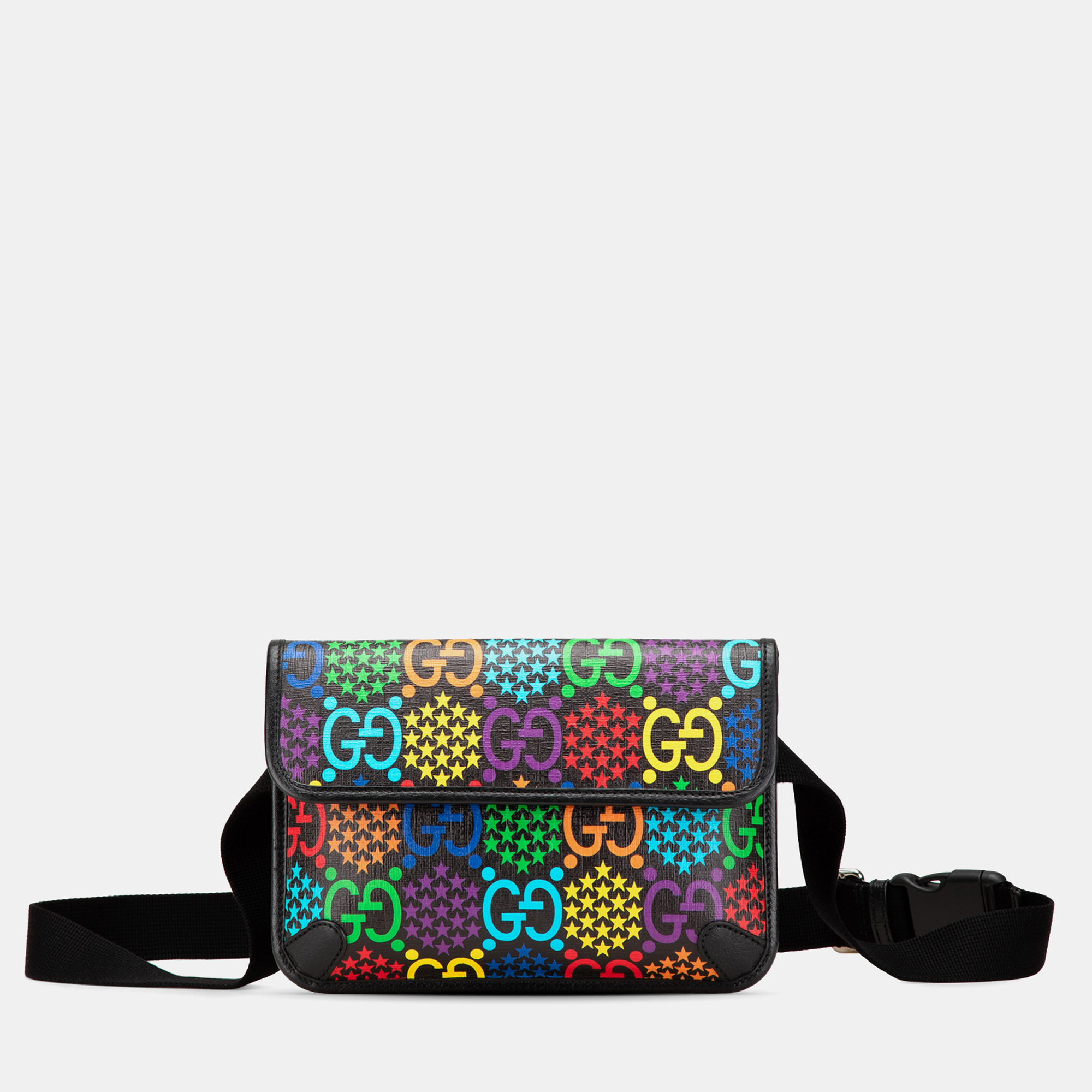 

Gucci Black Psychedelic GG Supreme Belt Bag