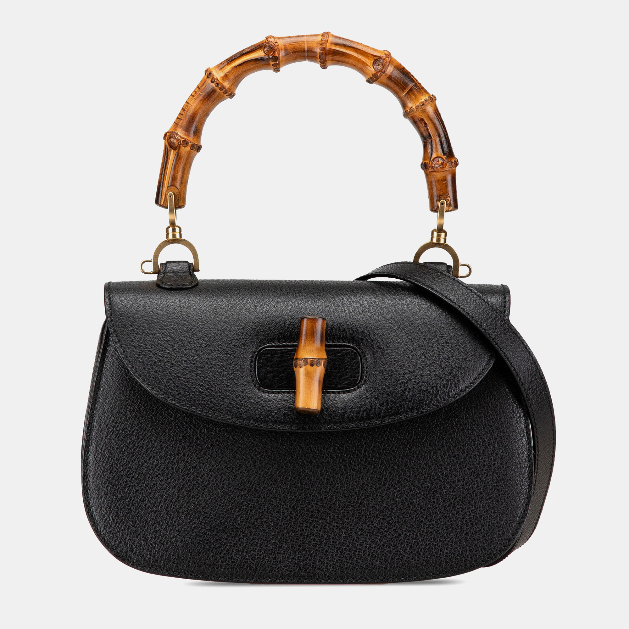 

Gucci Black Calfskin Bamboo Night