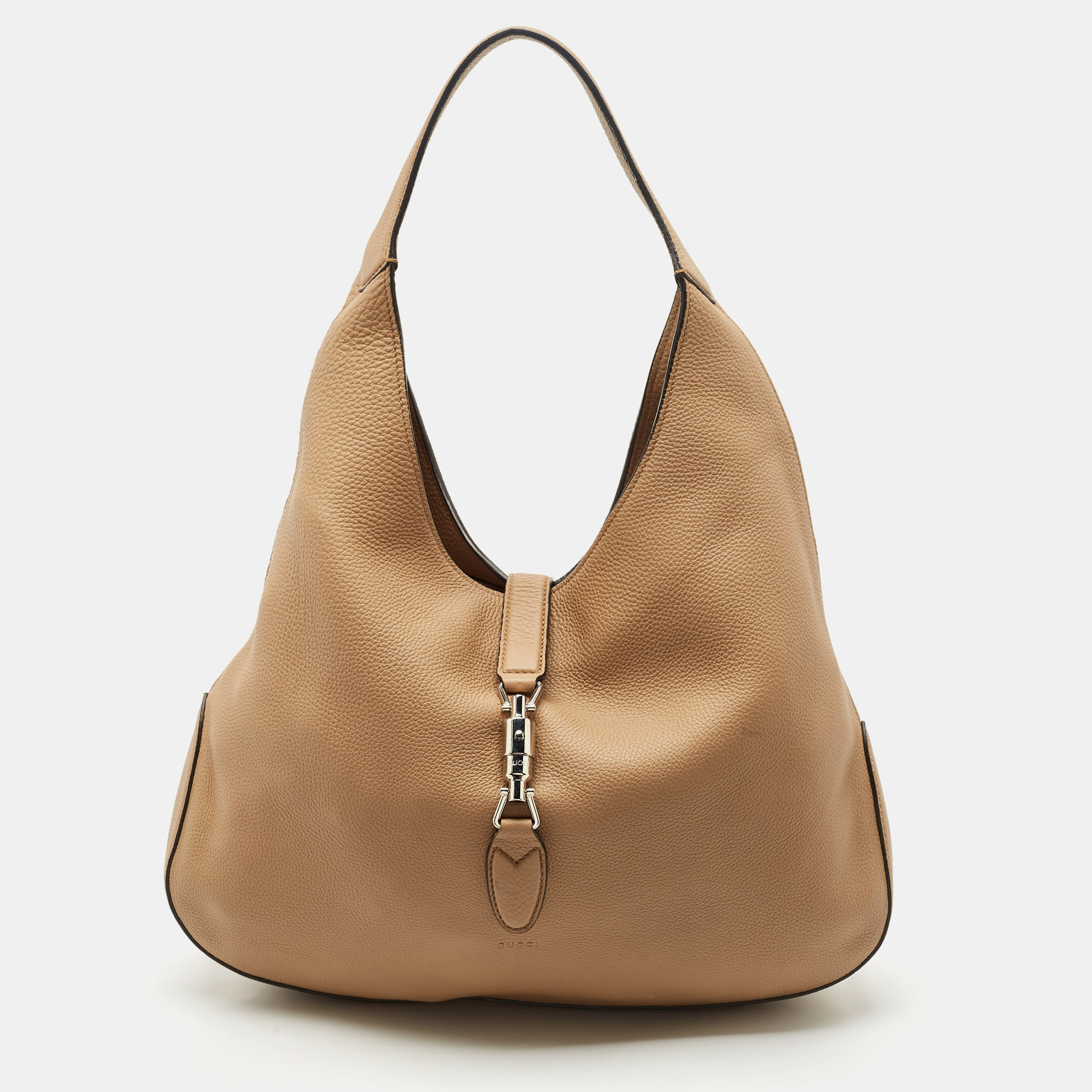 

Gucci Beige Soft Leather Large Jackie Hobo