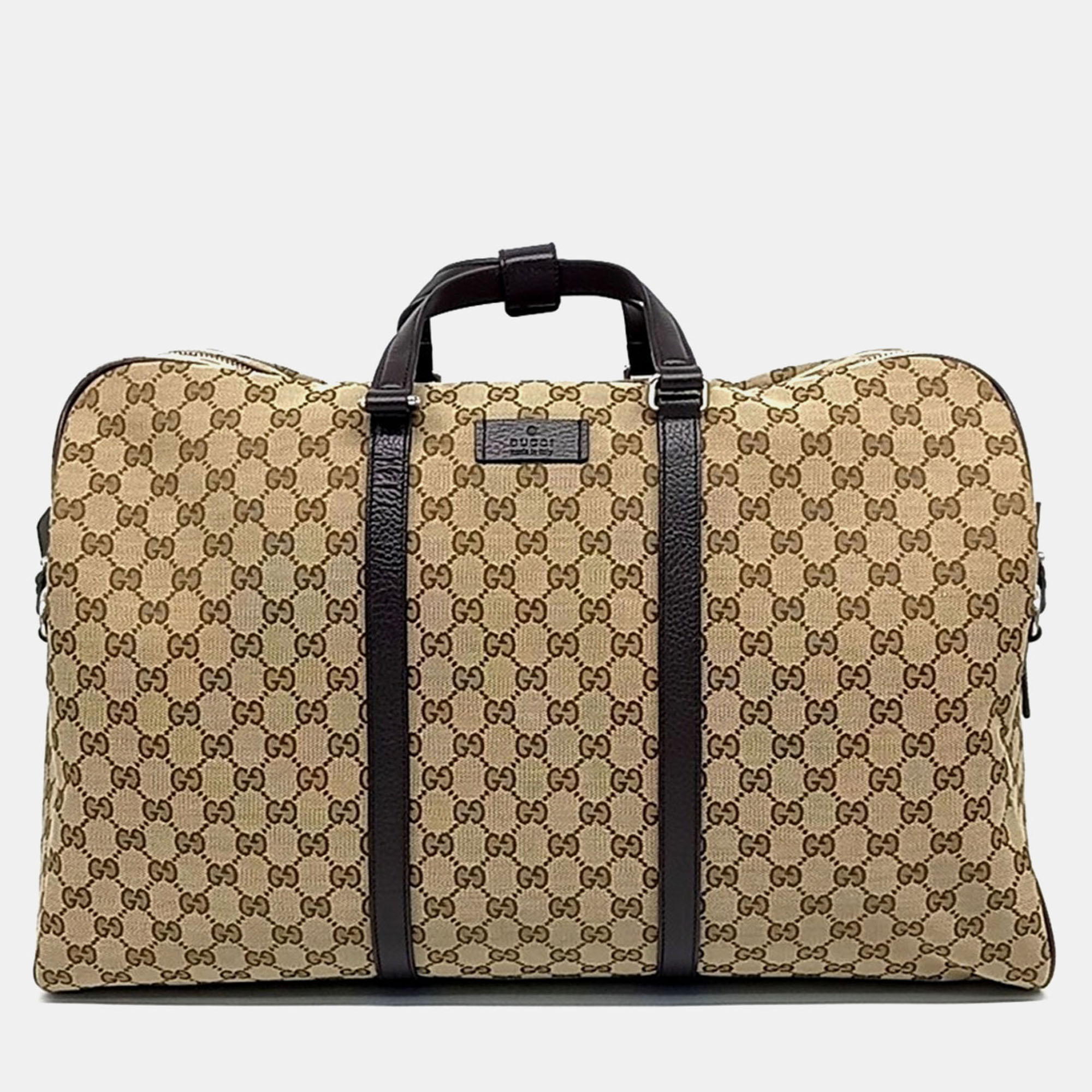 

Gucci Beige Fabric jacquard Boston bag