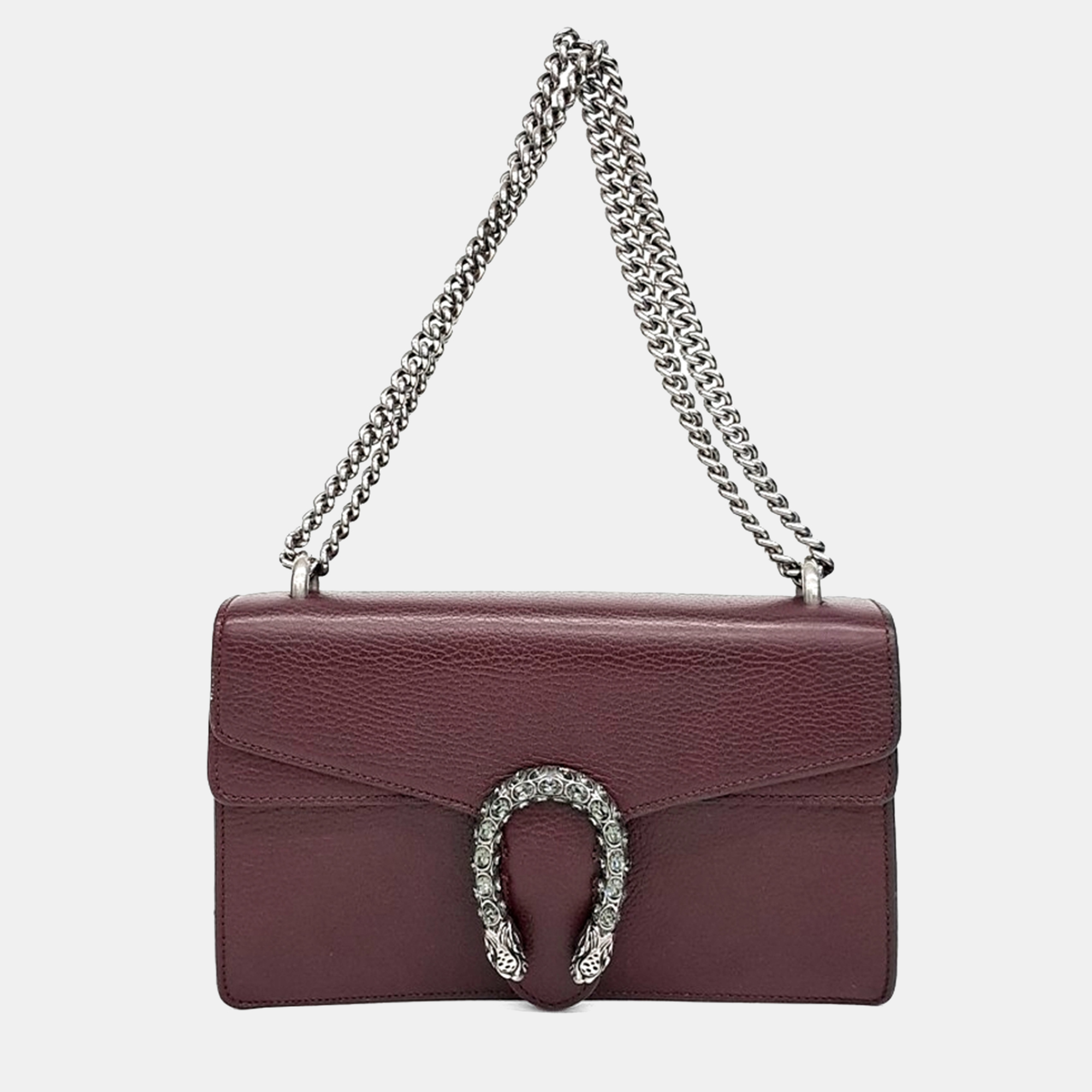 

Gucci Burgundy Leather Dionysus Chain Shoulder Bag