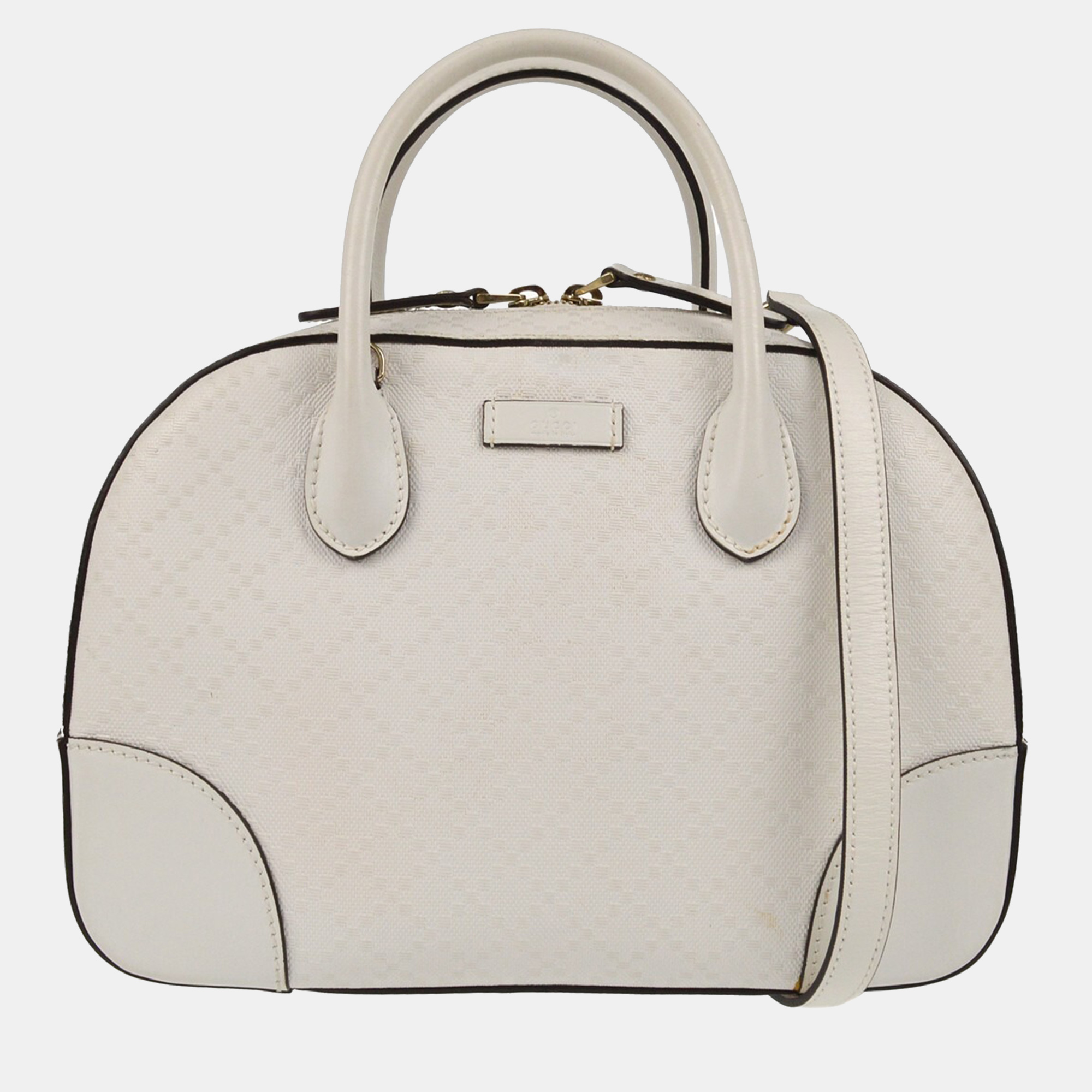 

Gucci White Diamante 2way Handbag