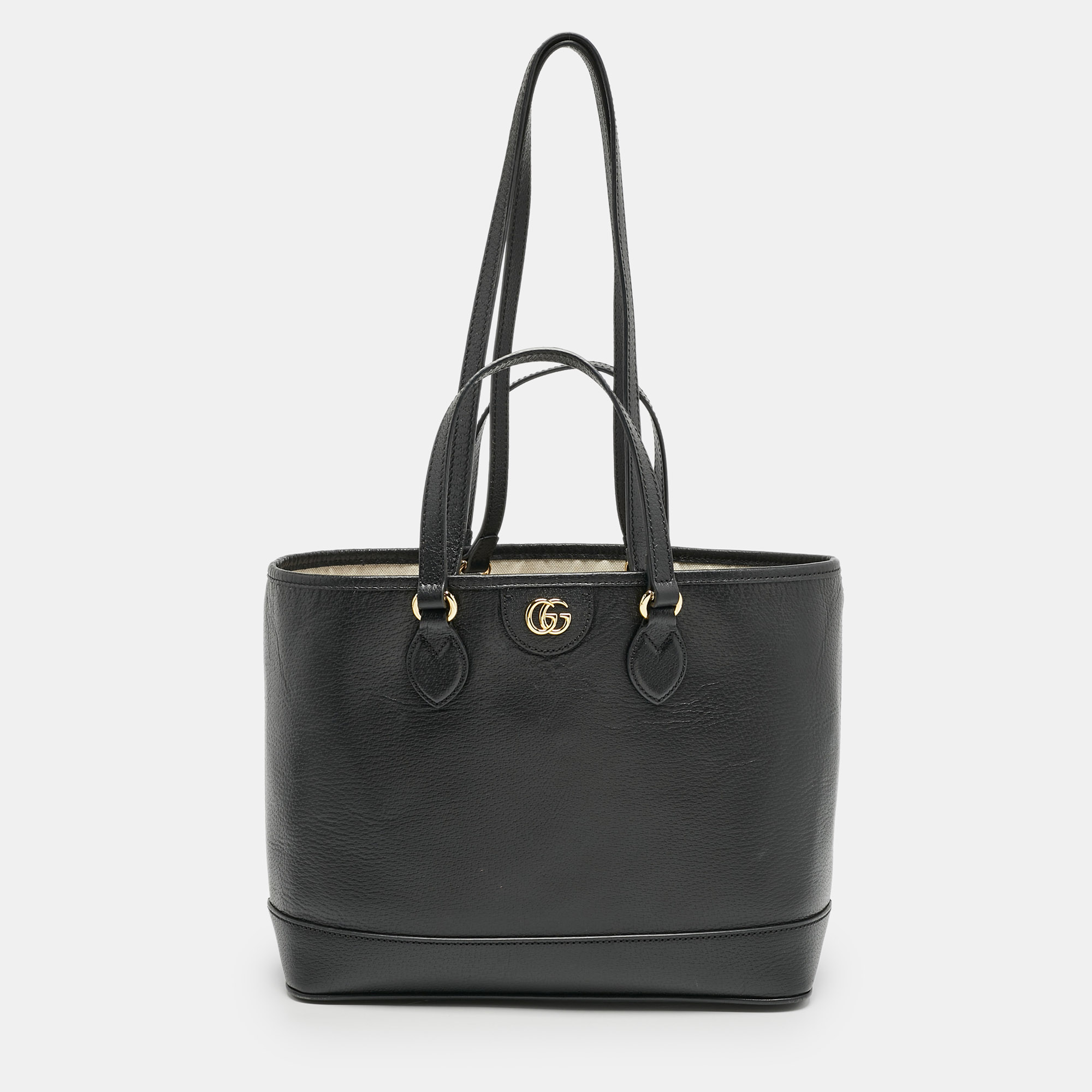 

Gucci Black Leather Medium Ophidia Tote