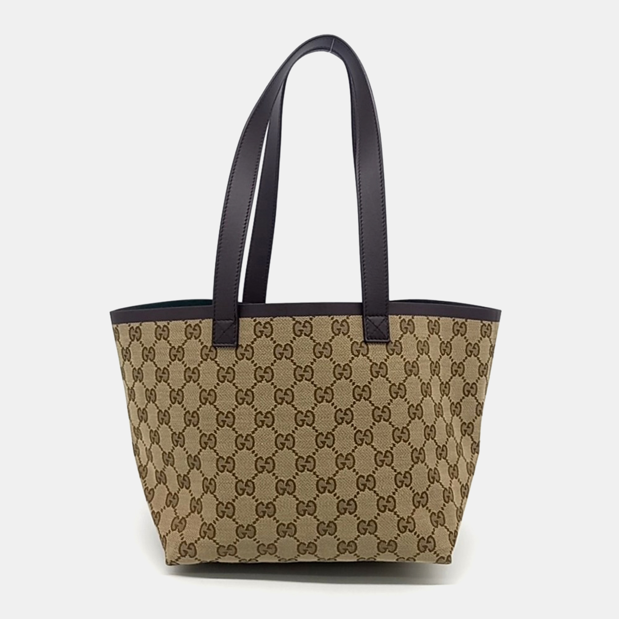 

Gucci Brown Coated Canvas Tortissima Shoulder Bag Small