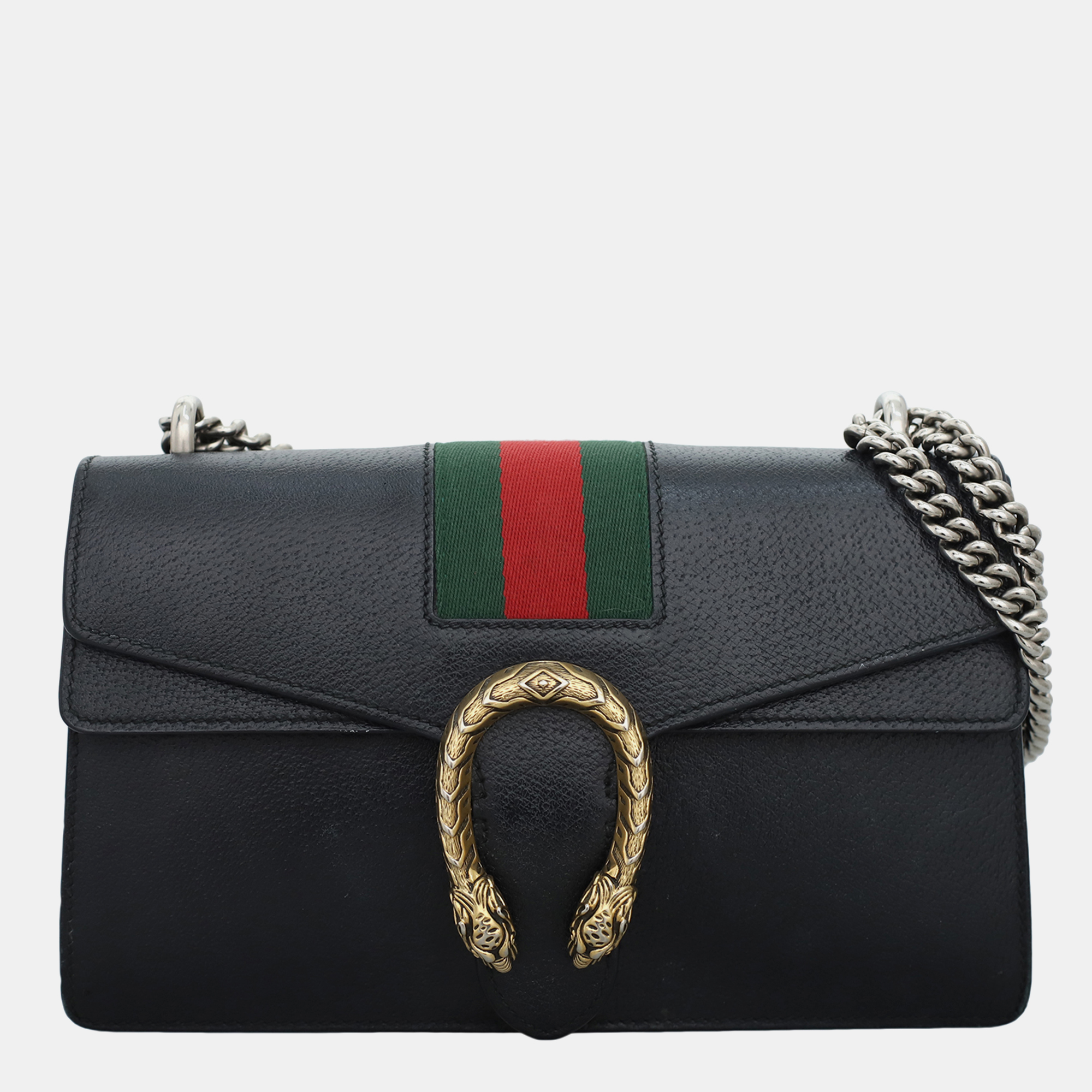 

Gucci Black Dionysus Web Medium Shoulder Bag