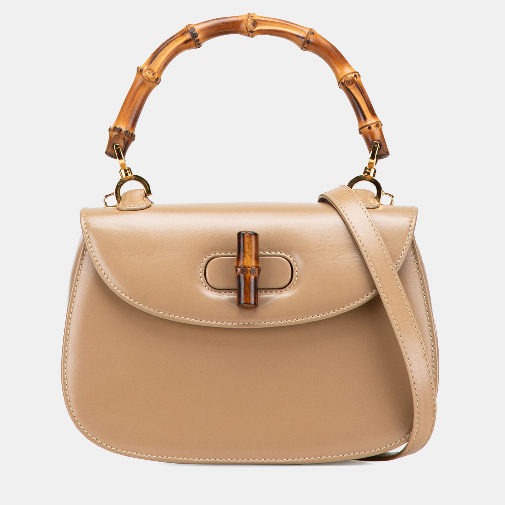 

Gucci Brown Calfskin Bamboo Night