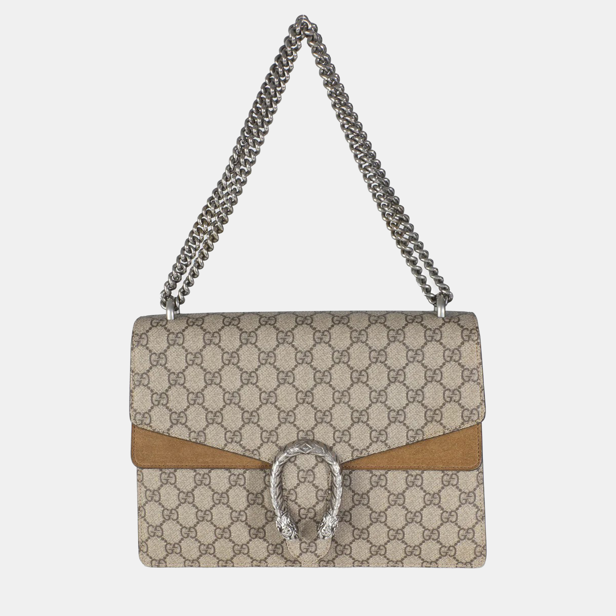 

Gucci Beige GG Supreme Canvas Medium Dionysus bag