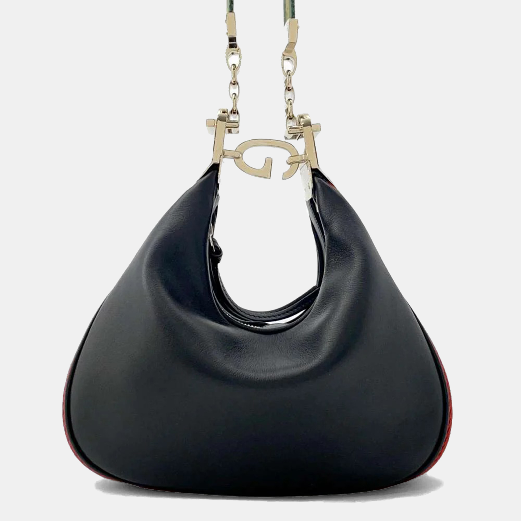 

Gucci Black Leather Attache Small Shoulder Bag