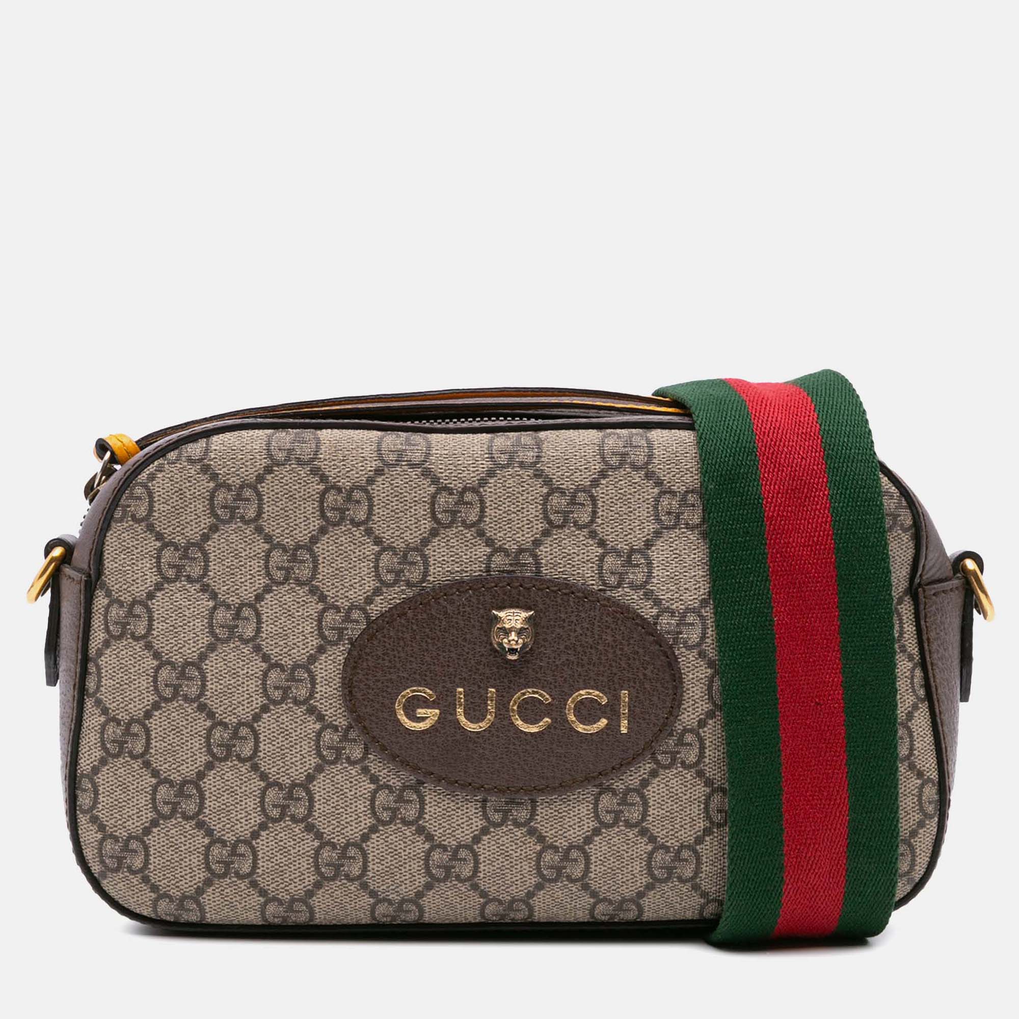 

Gucci Beige GG Supreme Web Neo Vintage Crossbody