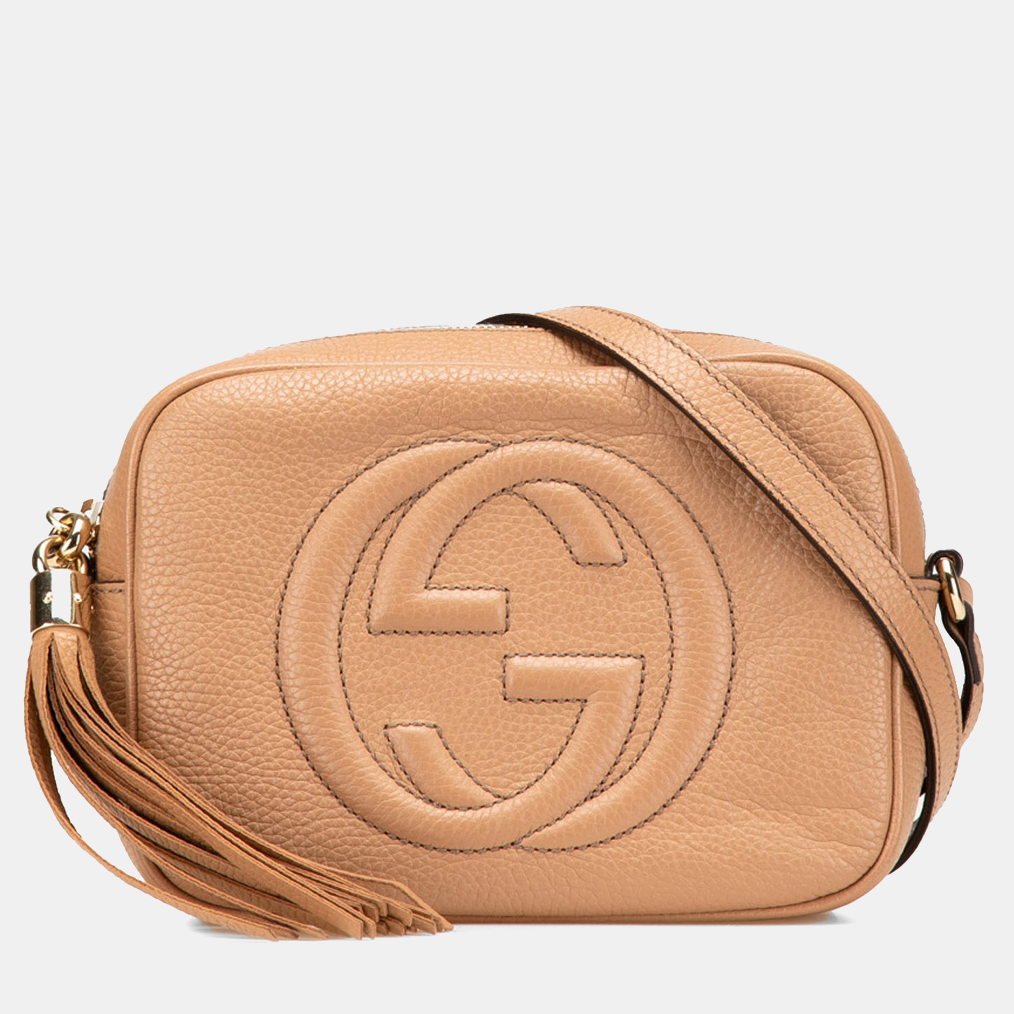 

Gucci Brown Leather Soho Disco Crossbody