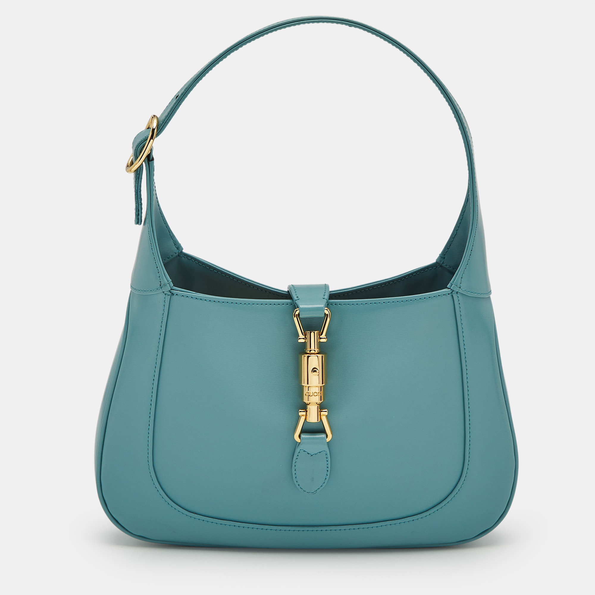 

Gucci Blue Leather Small Jackie 1961 Hobo