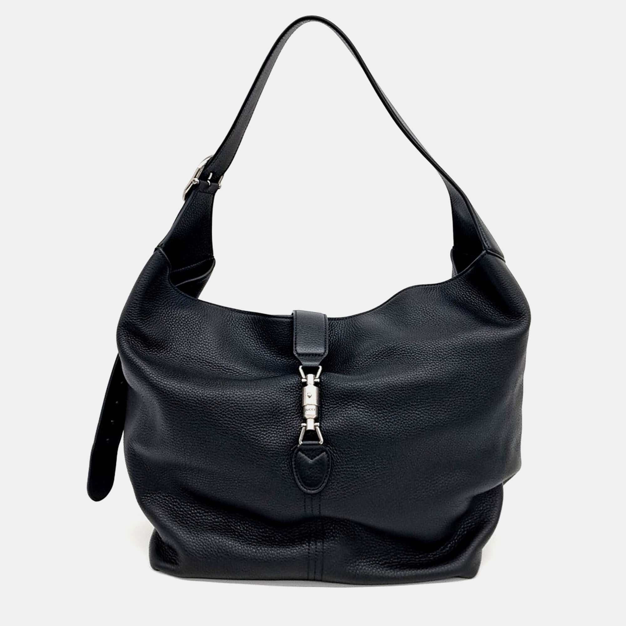 

Gucci Black Leather Jackie 1961 Medium Shoulder Bag