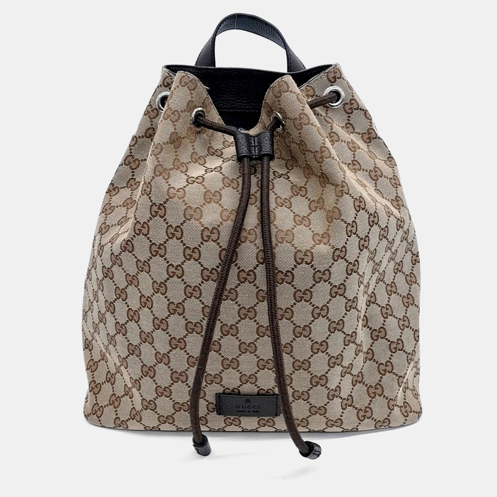 

Gucci Beige Fabric Jacquard Backpack