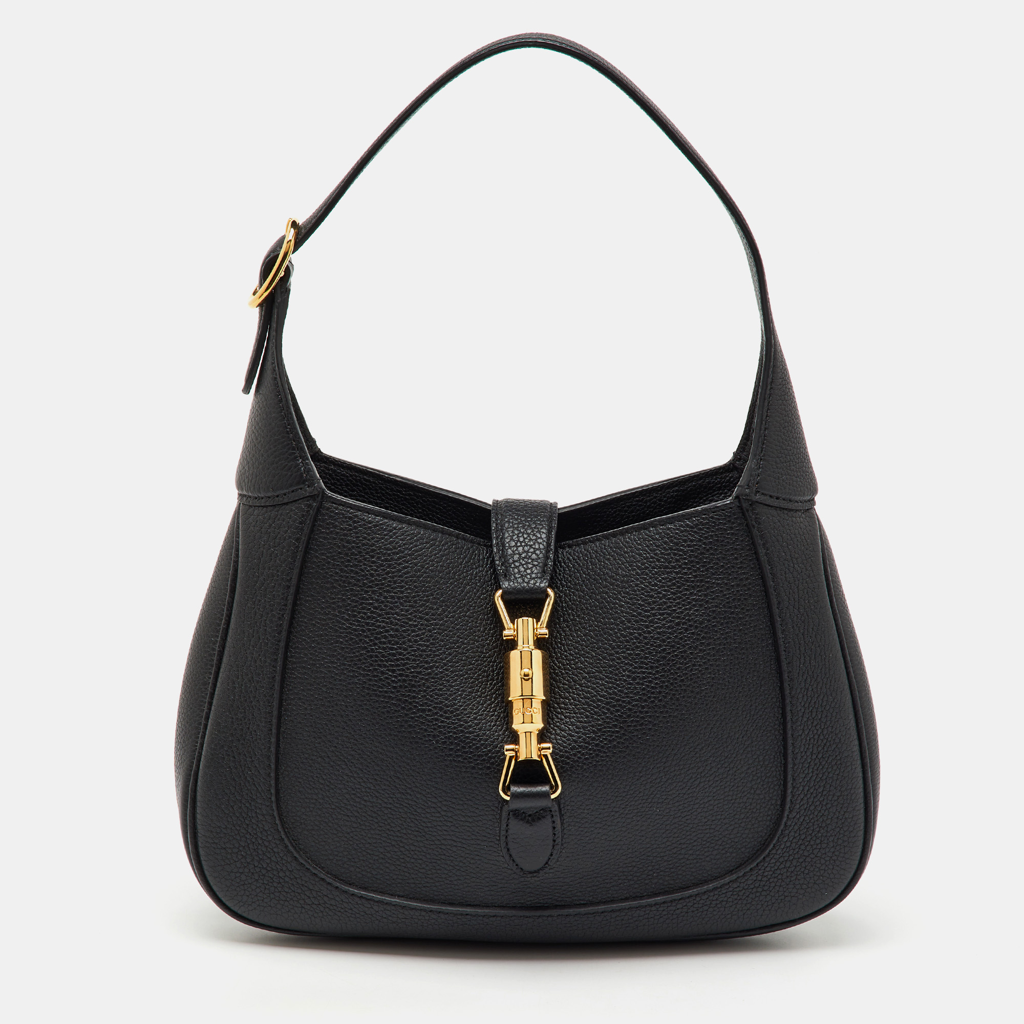 

Gucci Black Leather Jackie 1961 Medium Shoulder Bag