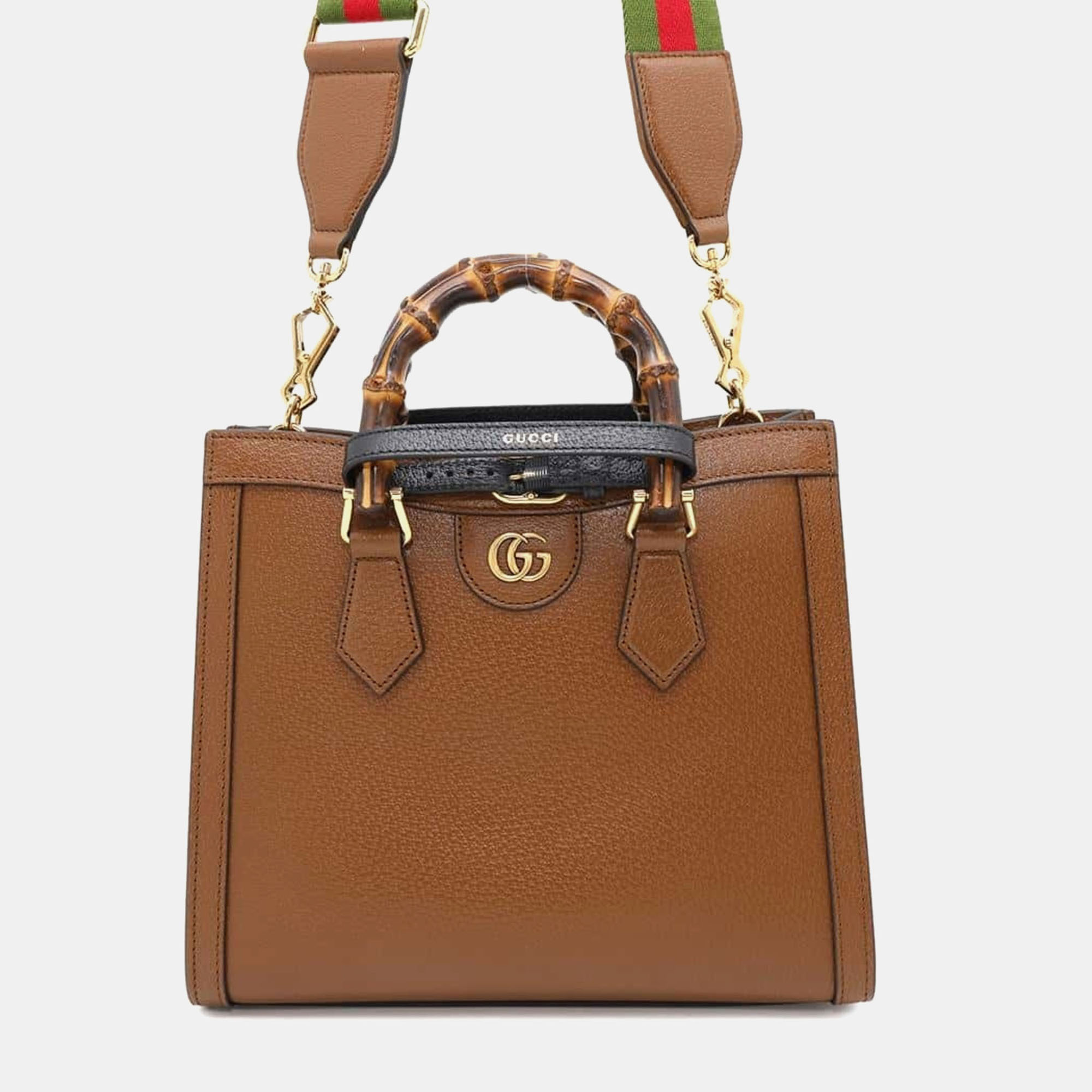 

Gucci Diana Bamboo Brown Leather Tote Bag