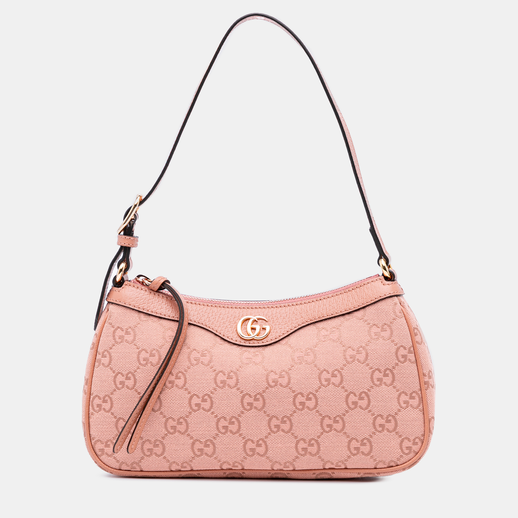

Gucci Pink Small GG Canvas Ophidia Shoulder Bag