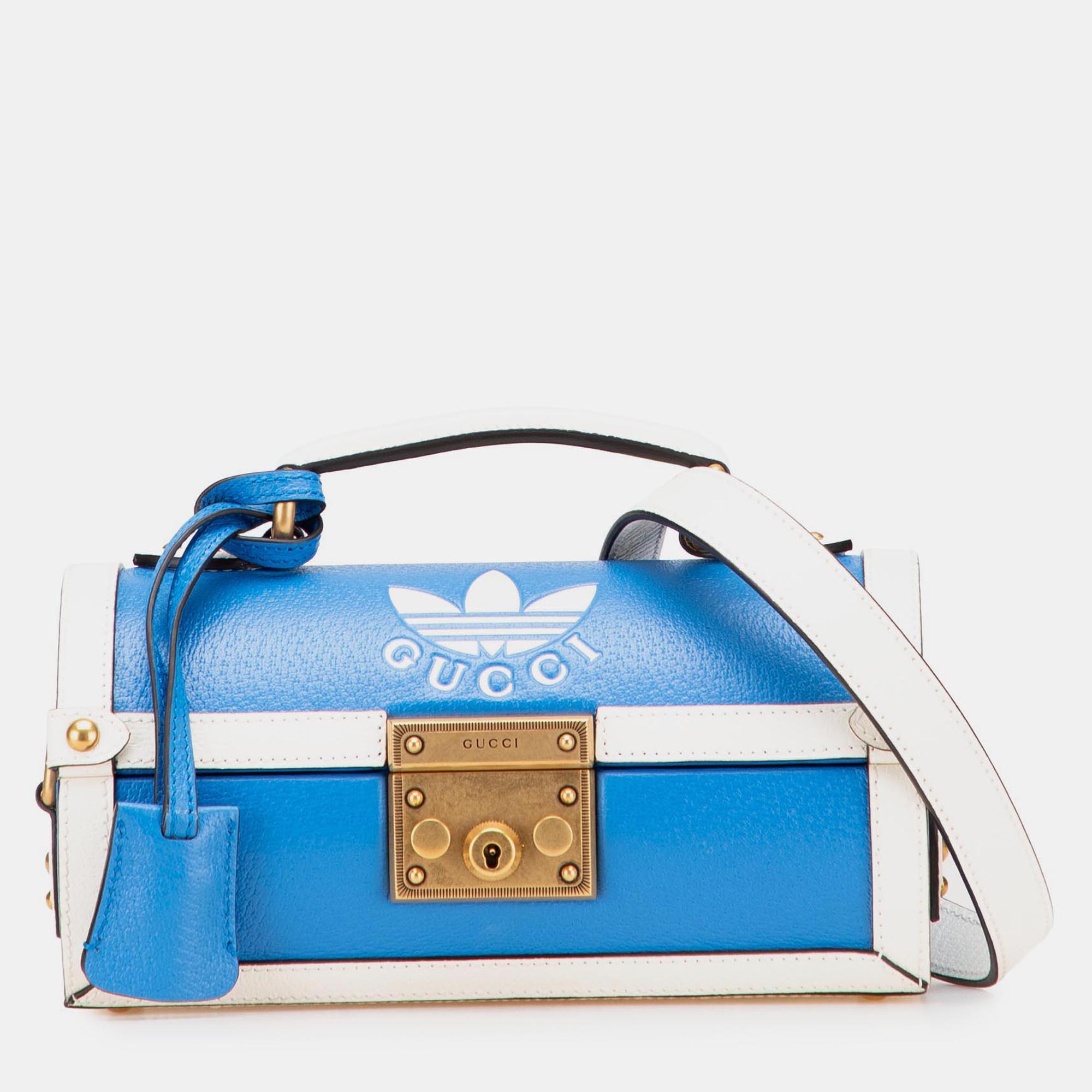 

Gucci Blue/White Adidas Leather Golf Ball Case