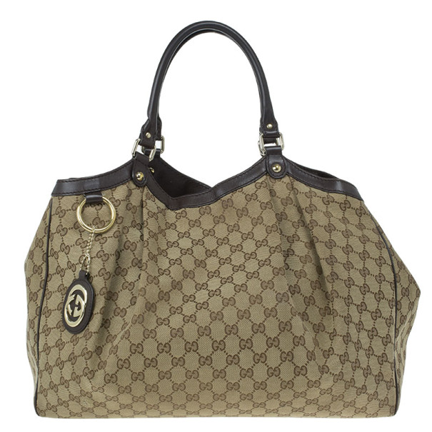 【関税&送料込】Gucci Bags Beige Gucci Tote Bag Women's Handbag Beige Gg Canvas | eBay